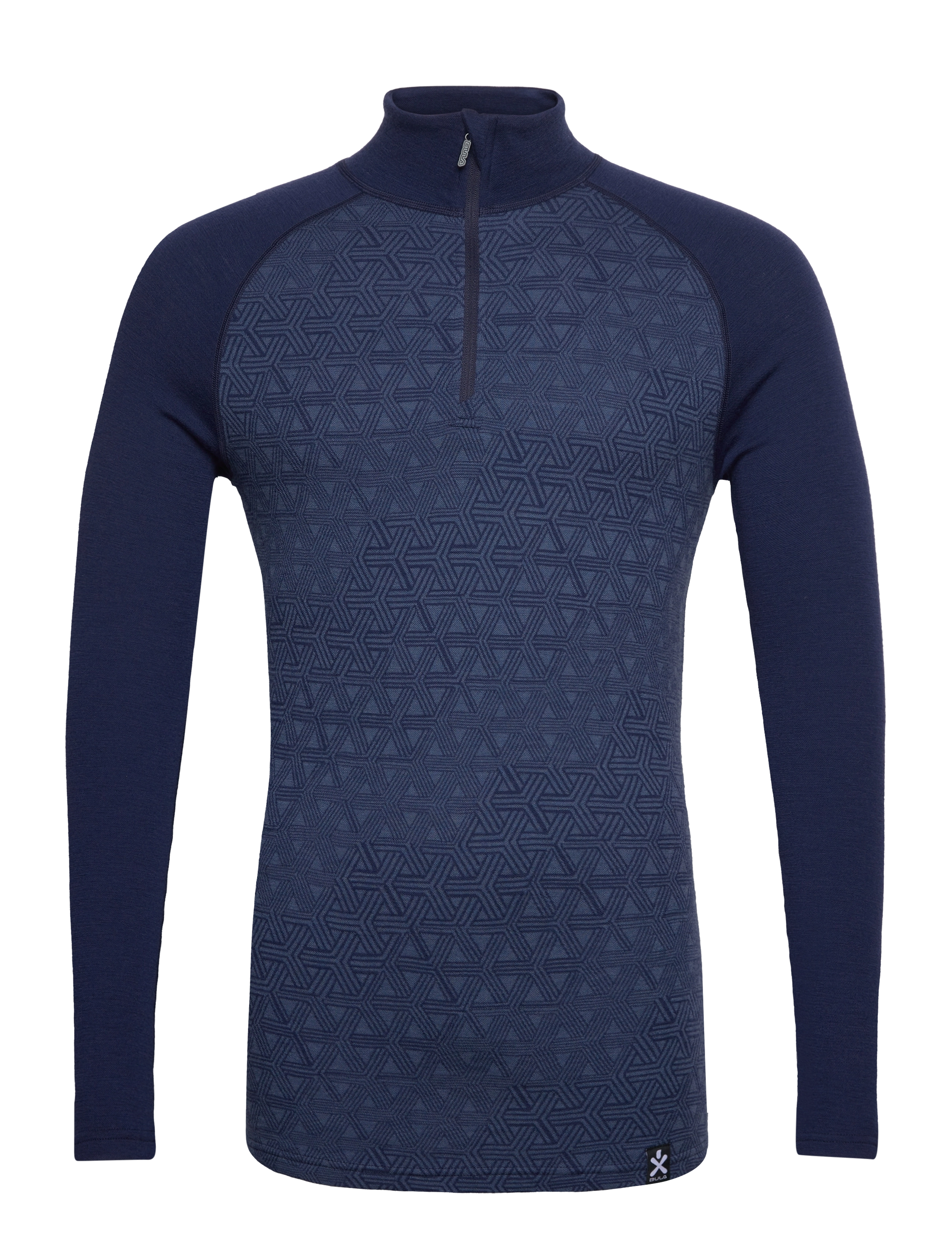 Geo Merino Wool Halfzip