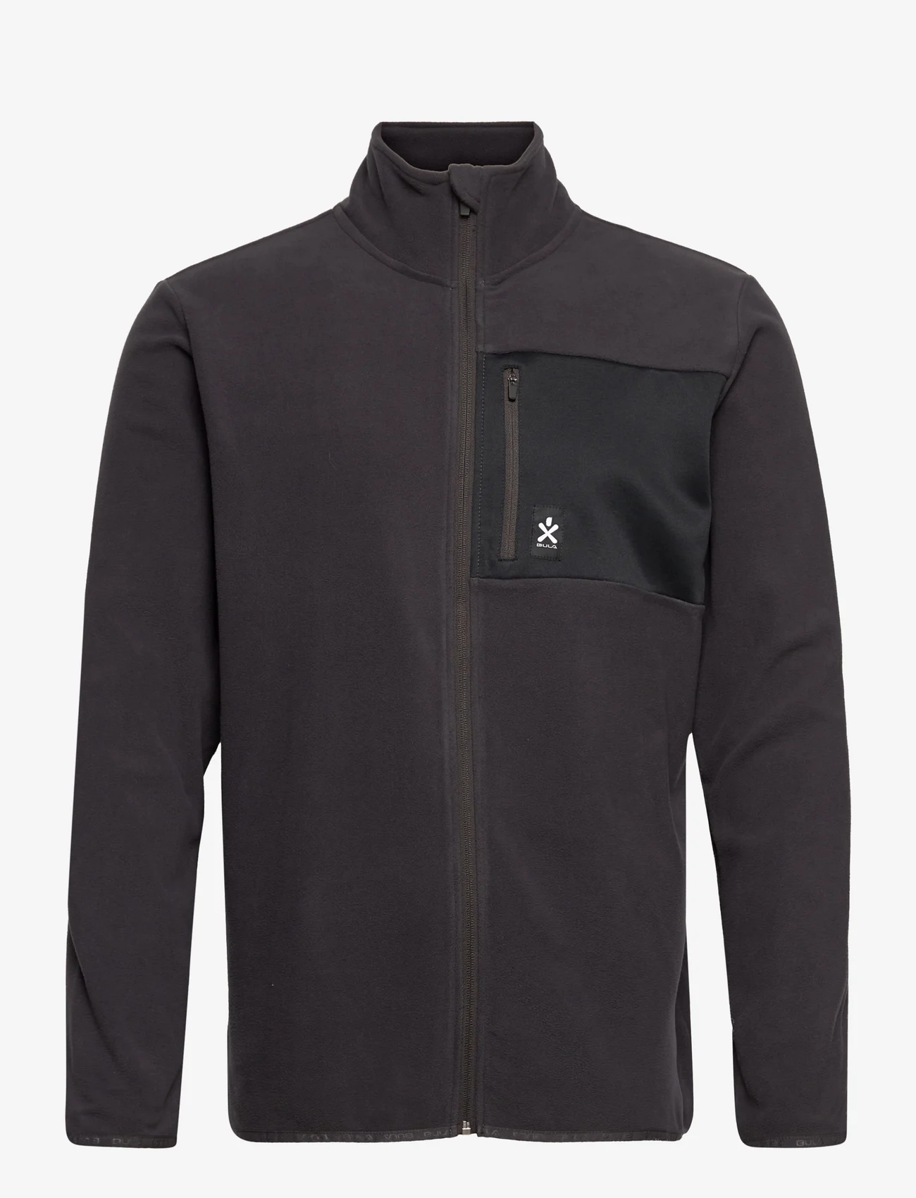 Bula - Fleece Jacket - mid layer jackets - dgrey - 0