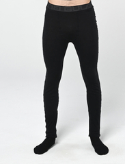 Bula - Camo Merino Wool Pants - kerrastohousut - black - 0