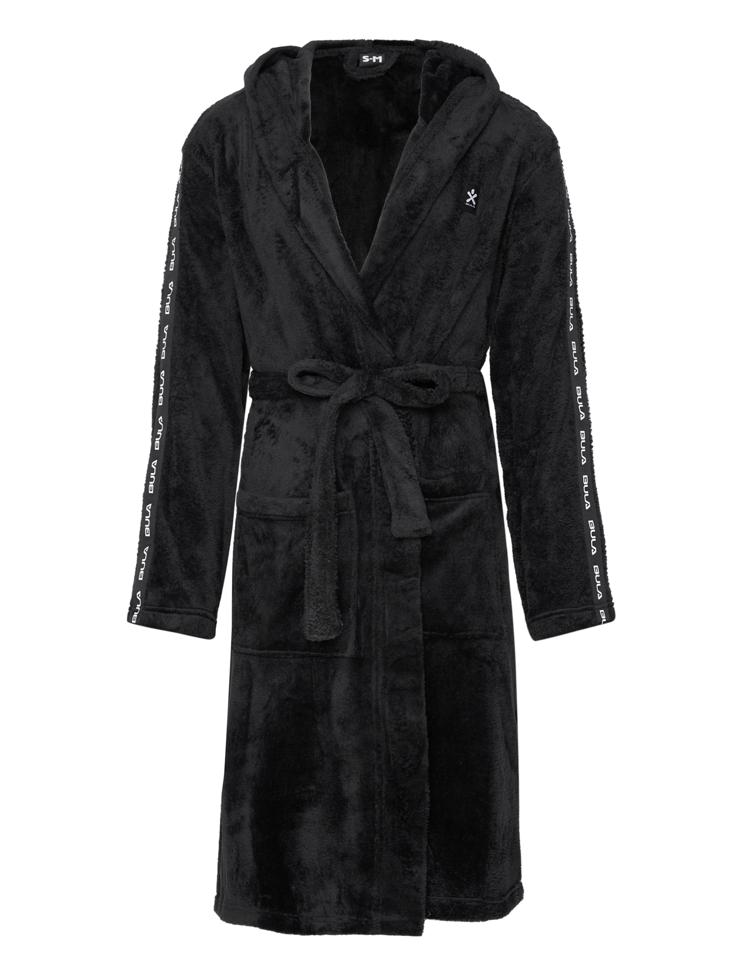 Bula - Bula Beach Fleece Robe - black - 0