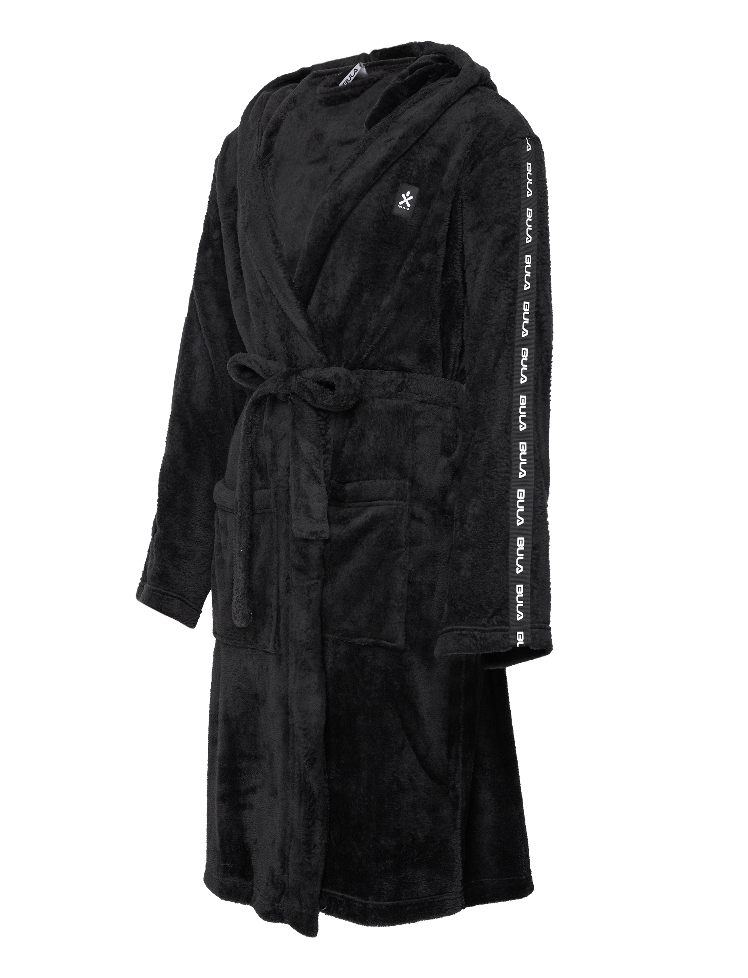 Bula - Bula Beach Fleece Robe - black - 2