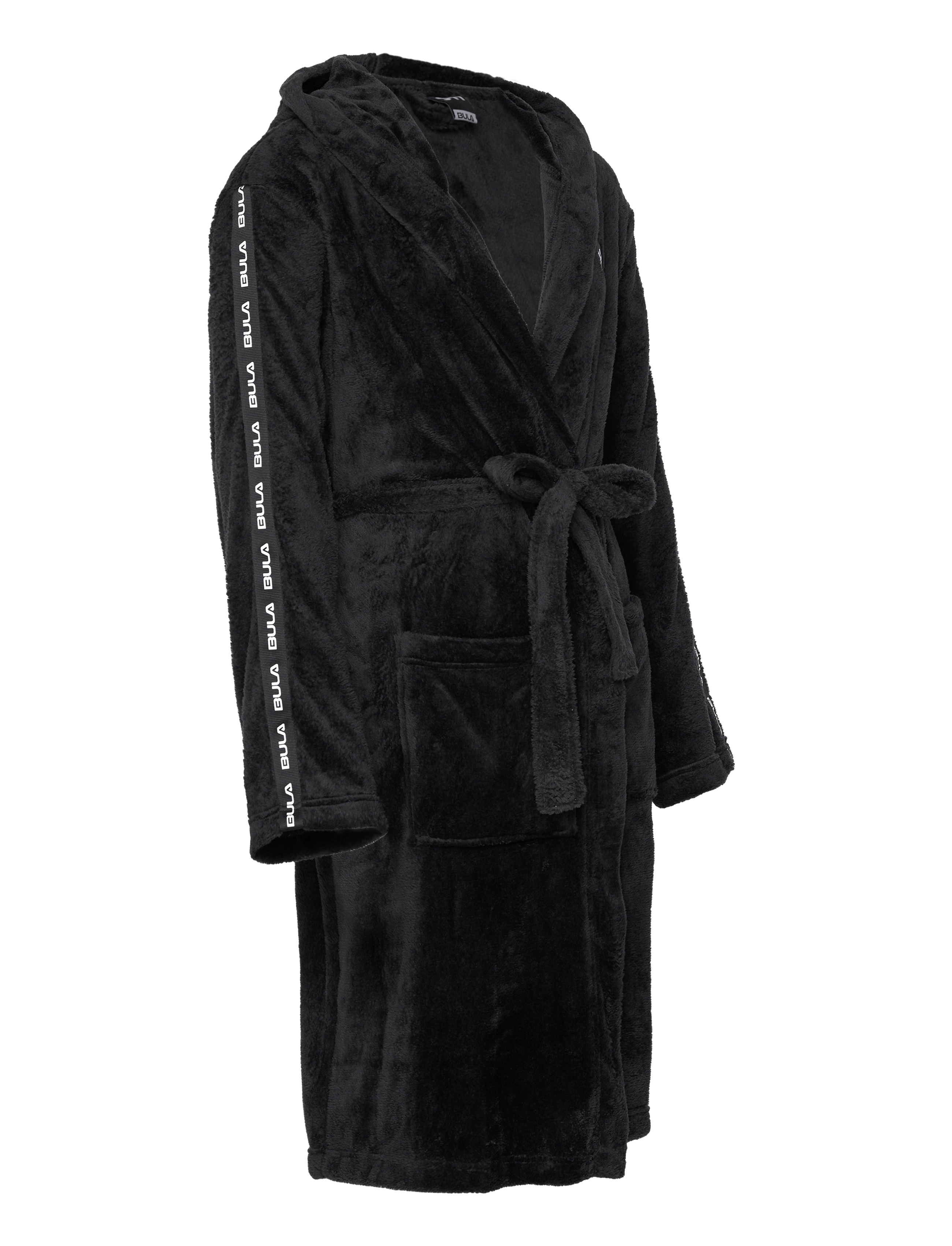 Bula - Bula Beach Fleece Robe - black - 3