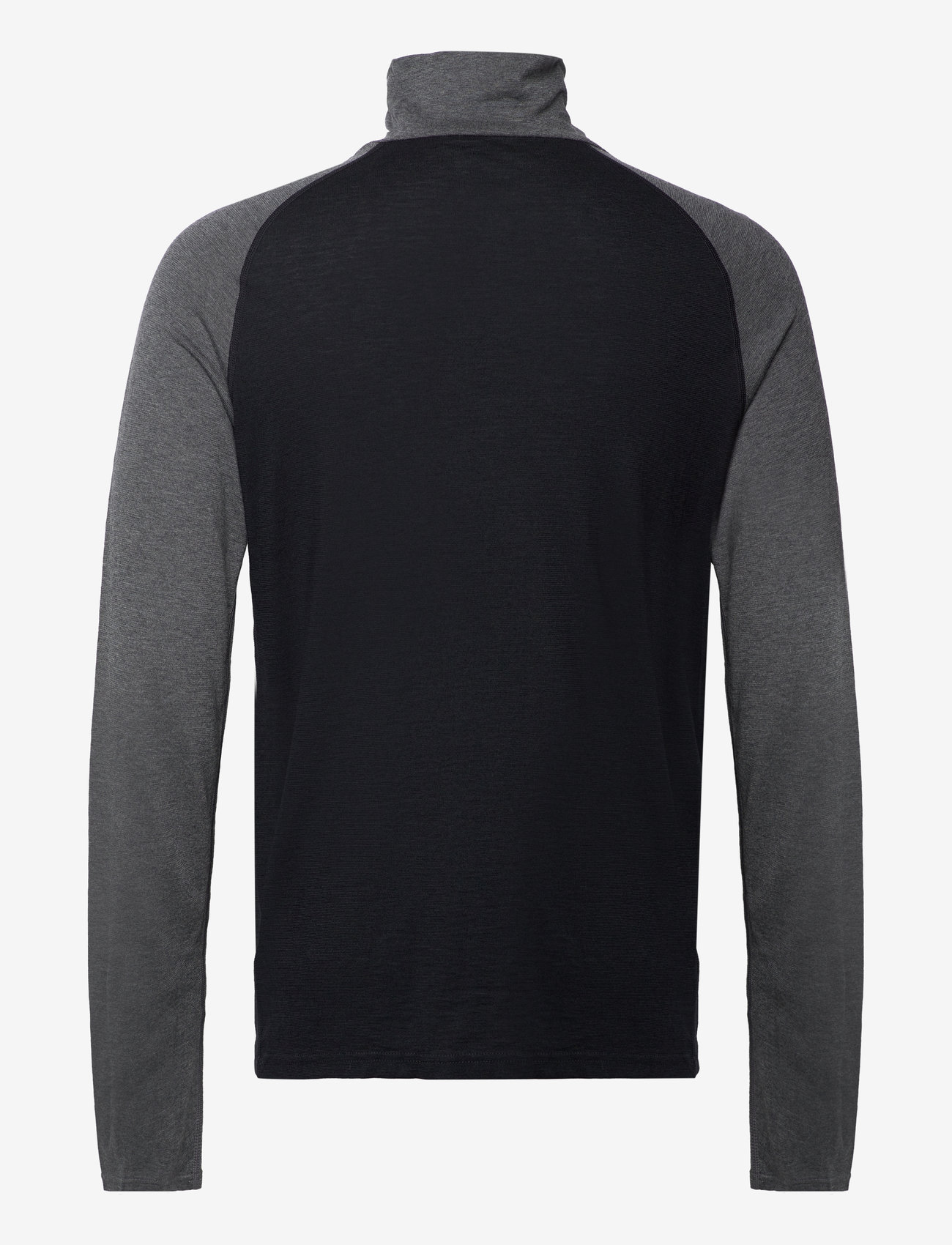Bula - Retro Merino Wool Halfzip Sweater - black - 1