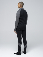 Bula - Retro Merino Wool Halfzip Sweater - vahekihina kantavad jakid - black - 5