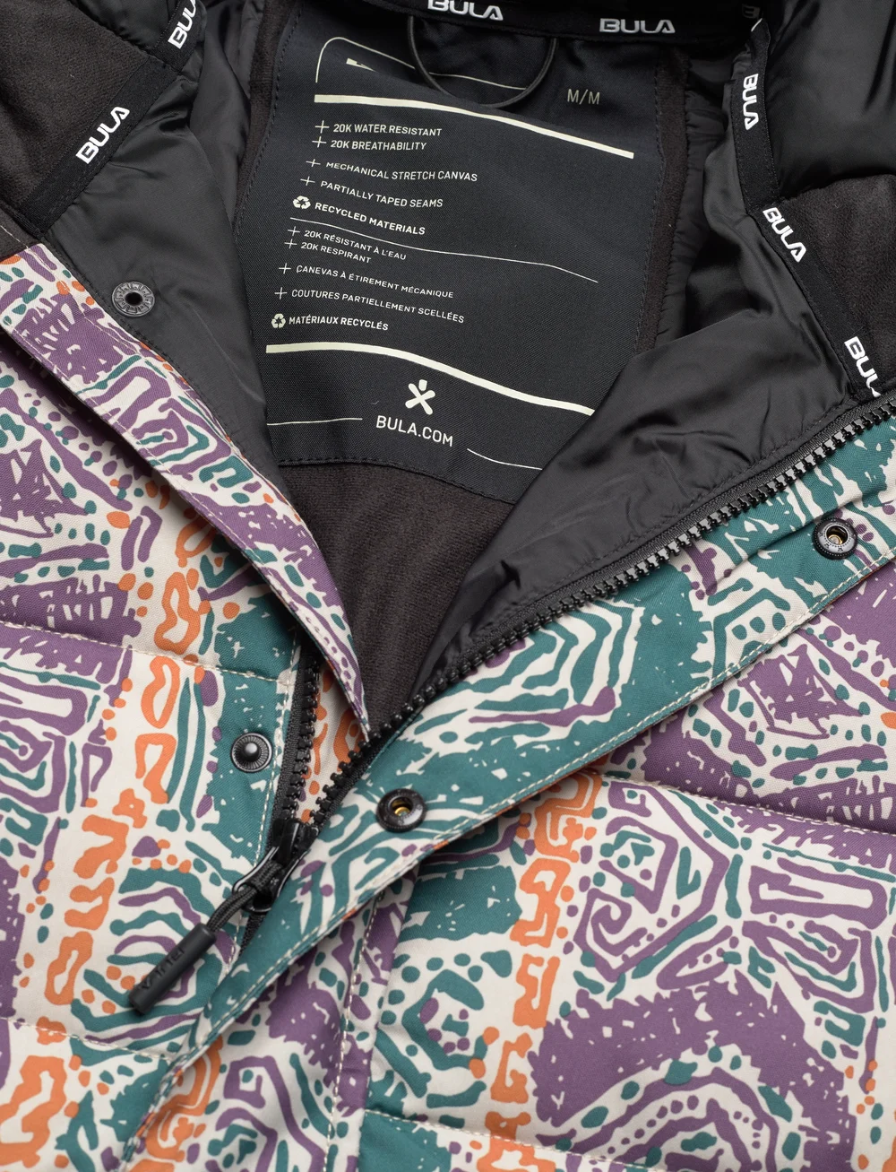 Bula - Liftie Puffer Jacket - skíðajakkar - print1 - 3