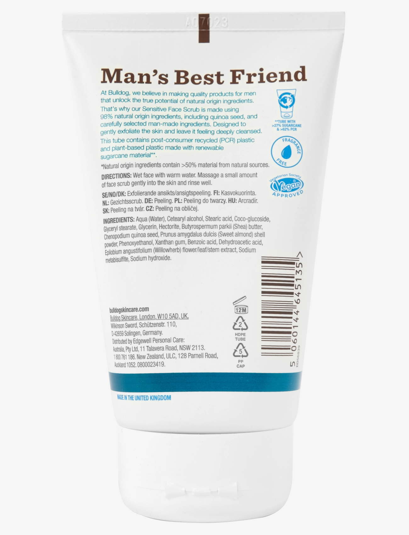 Bulldog - Bulldog Sensitive Face Scrub - white - 3
