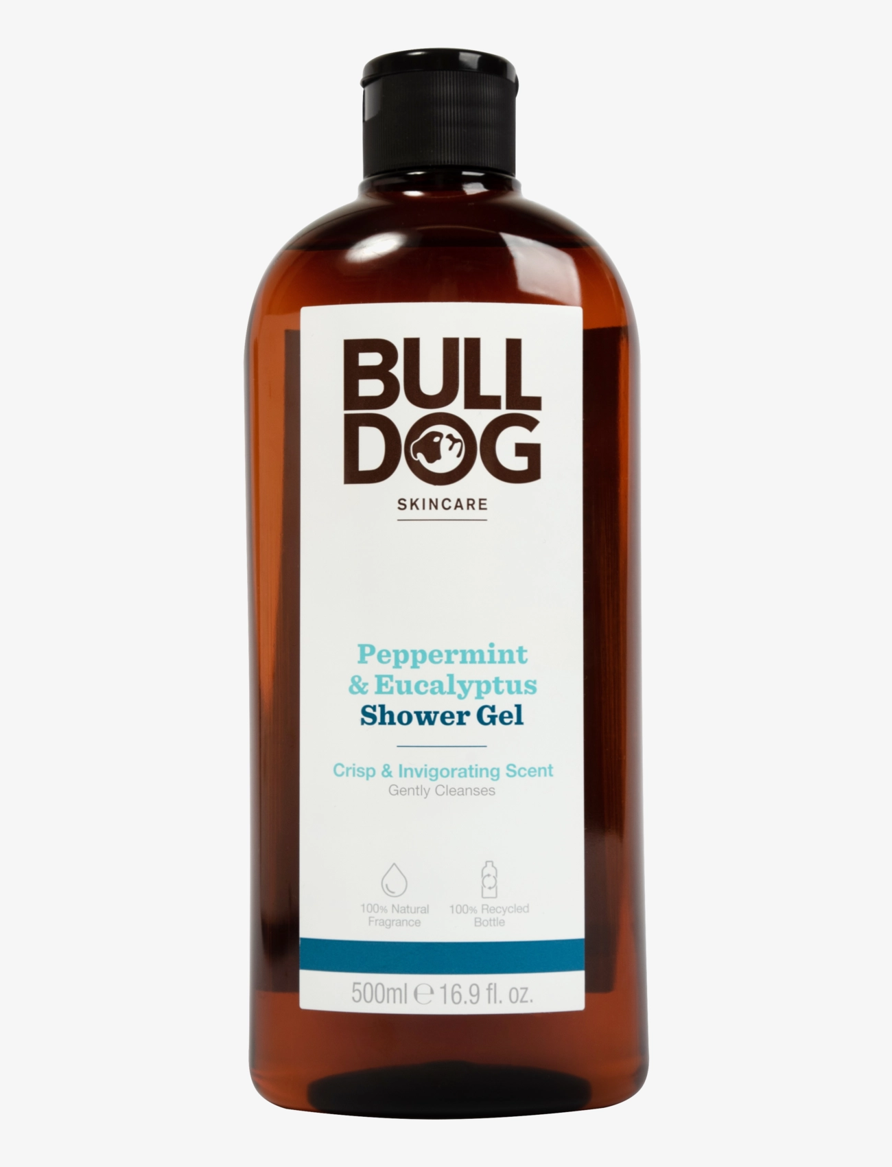 Bulldog Peppermint & Eucalyptus Shower Gel 500 Ml, Badekar og bruser, Nude, Str: 500 ml