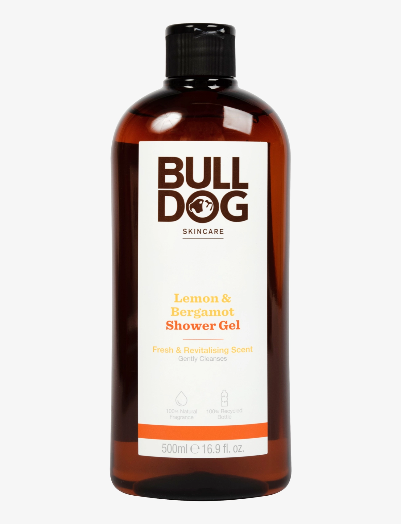 Bulldog Lemon & Bergamot Shower Gel 500 Ml, Badekar og bruser, Nude, Str: 500 ml