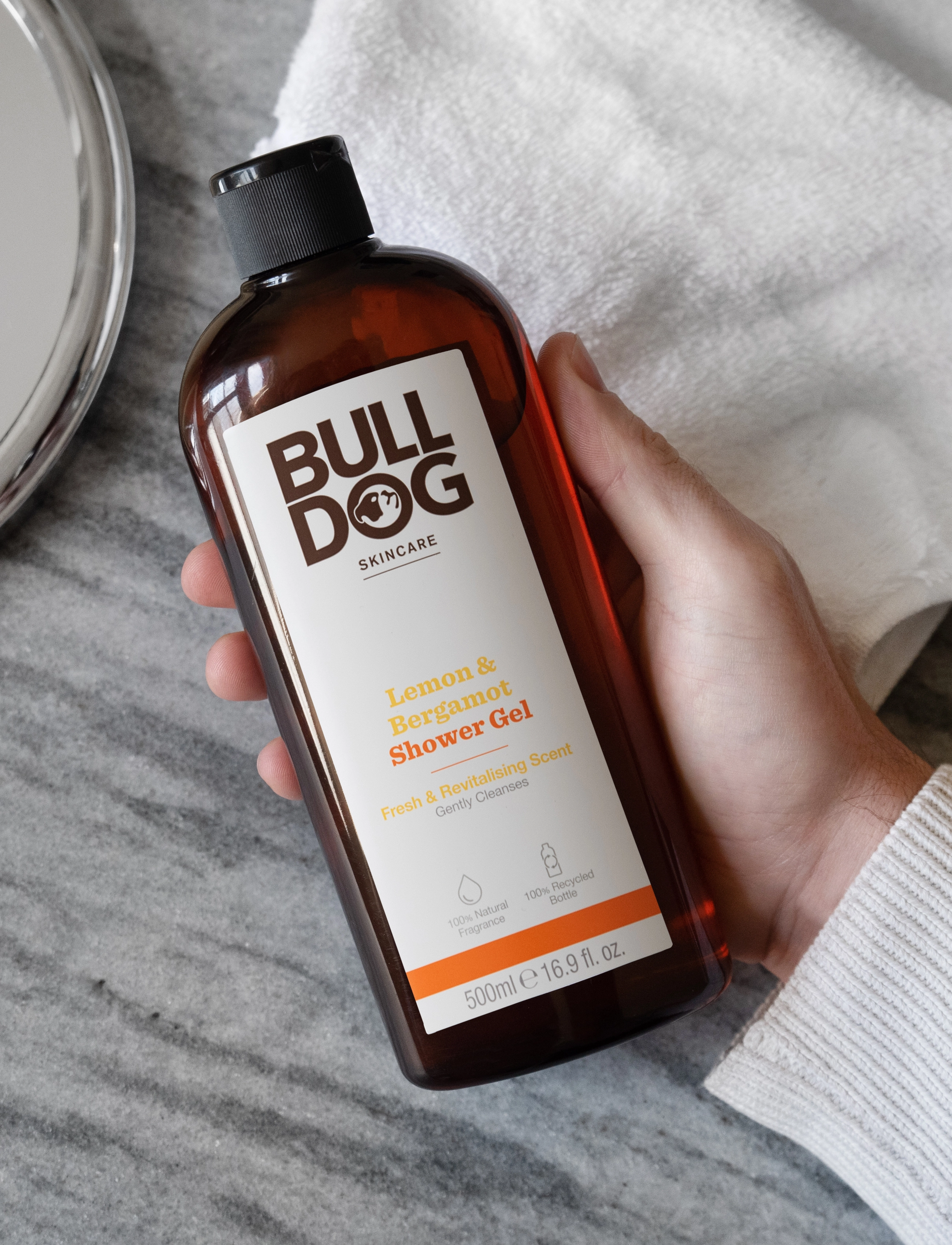 Bulldog - Lemon & Bergamot Shower Gel 500 ml - shower gels - no color - 1