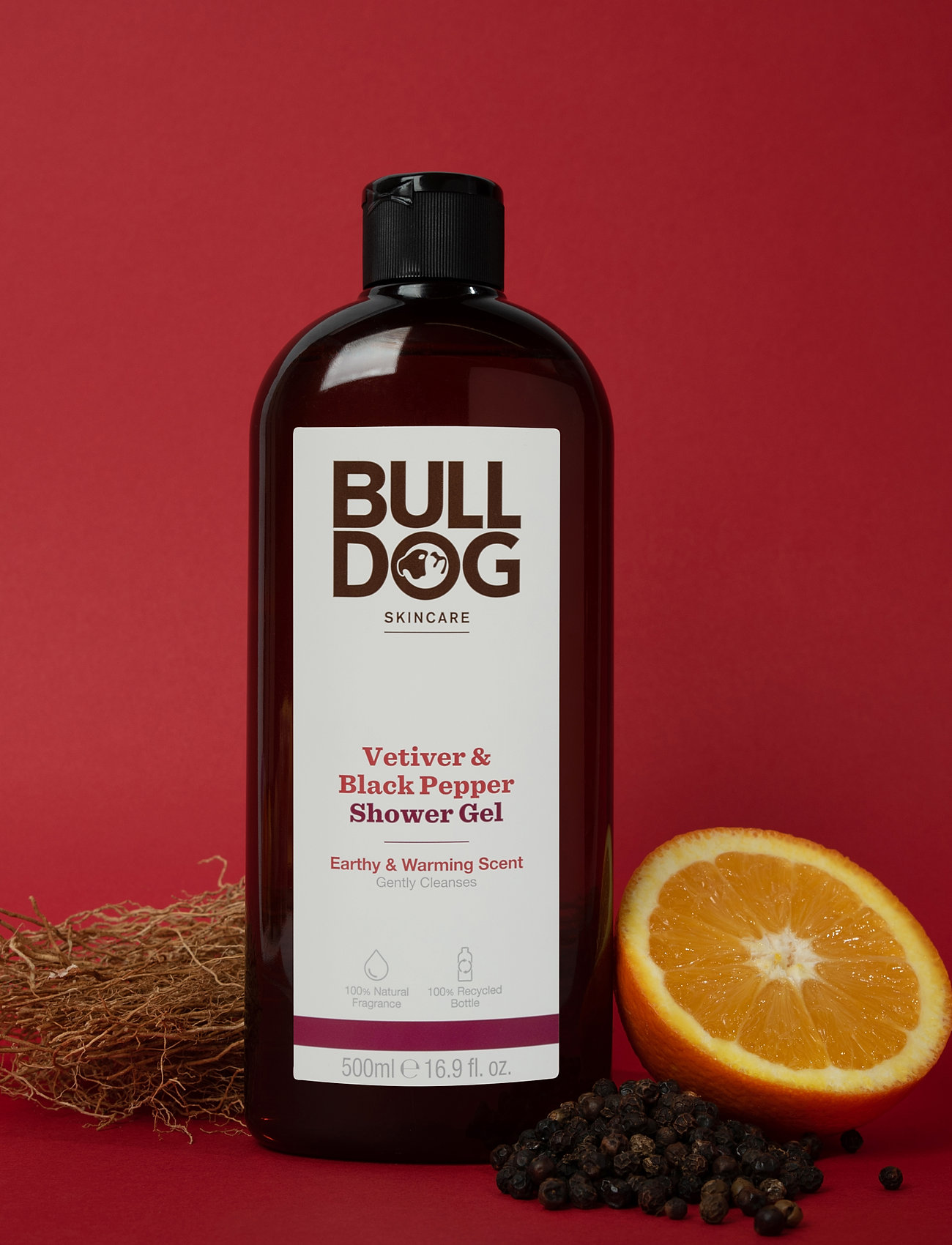 Bulldog - Vetiver & Black Pepper Shower Gel 500 ml - vann ja dušš - no color - 2