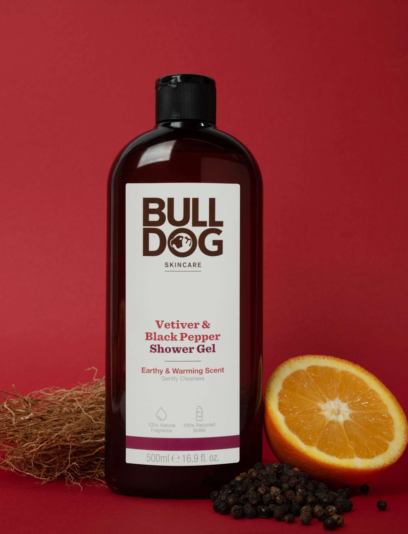 Bulldog - Vetiver & Black Pepper Shower Gel 500 ml - shower gels - no color - 2