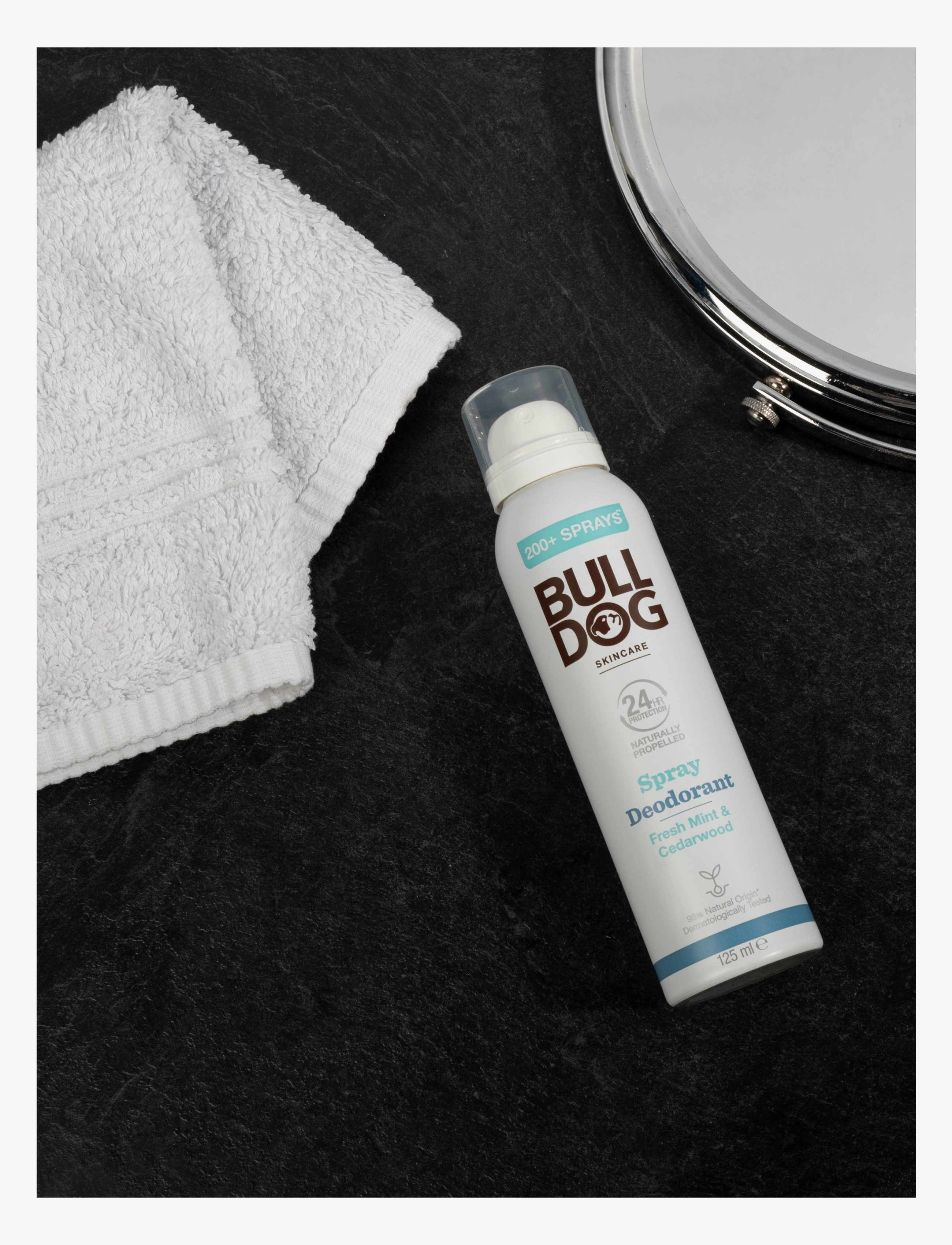 Bulldog - Fresh Mint & Cedarwood Spray Deodorant - deospray - clear - 1