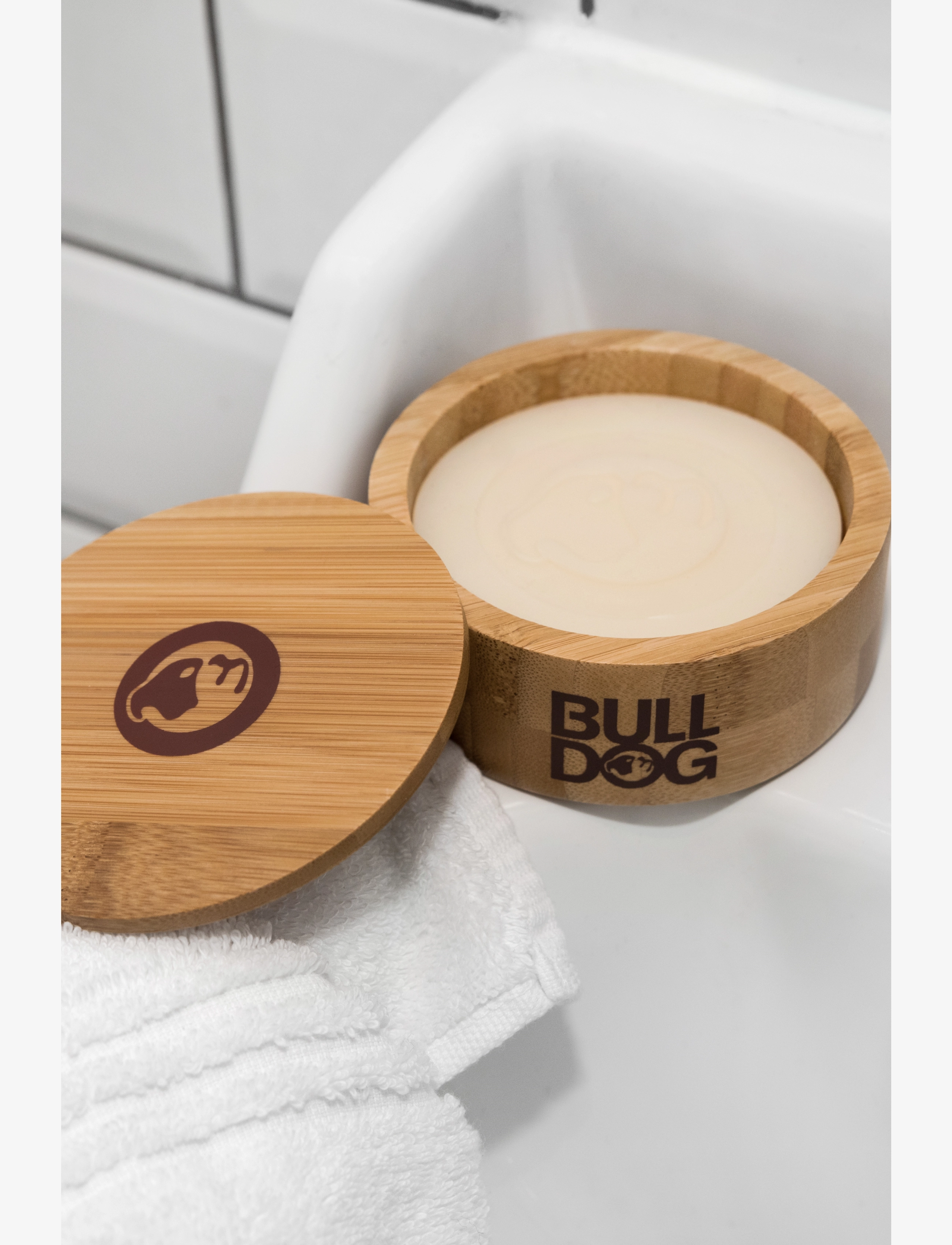 Bulldog - Bulldog Original Shave Soap With Bowl - wooden - 2