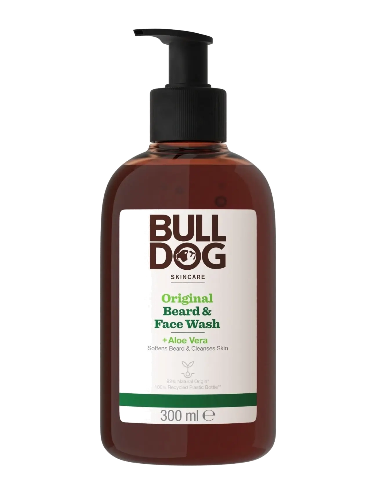 Bulldog Original Beard & Face Wash 300ml, 300 ml, Nude, Ansigt > Ansigtsvask, Herre