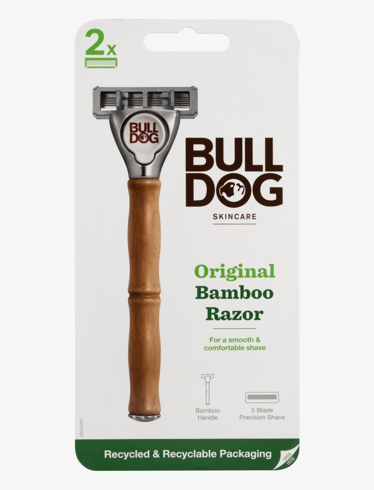 Bulldog - Original Bamboo Razor - barberhøvel - no color - 2