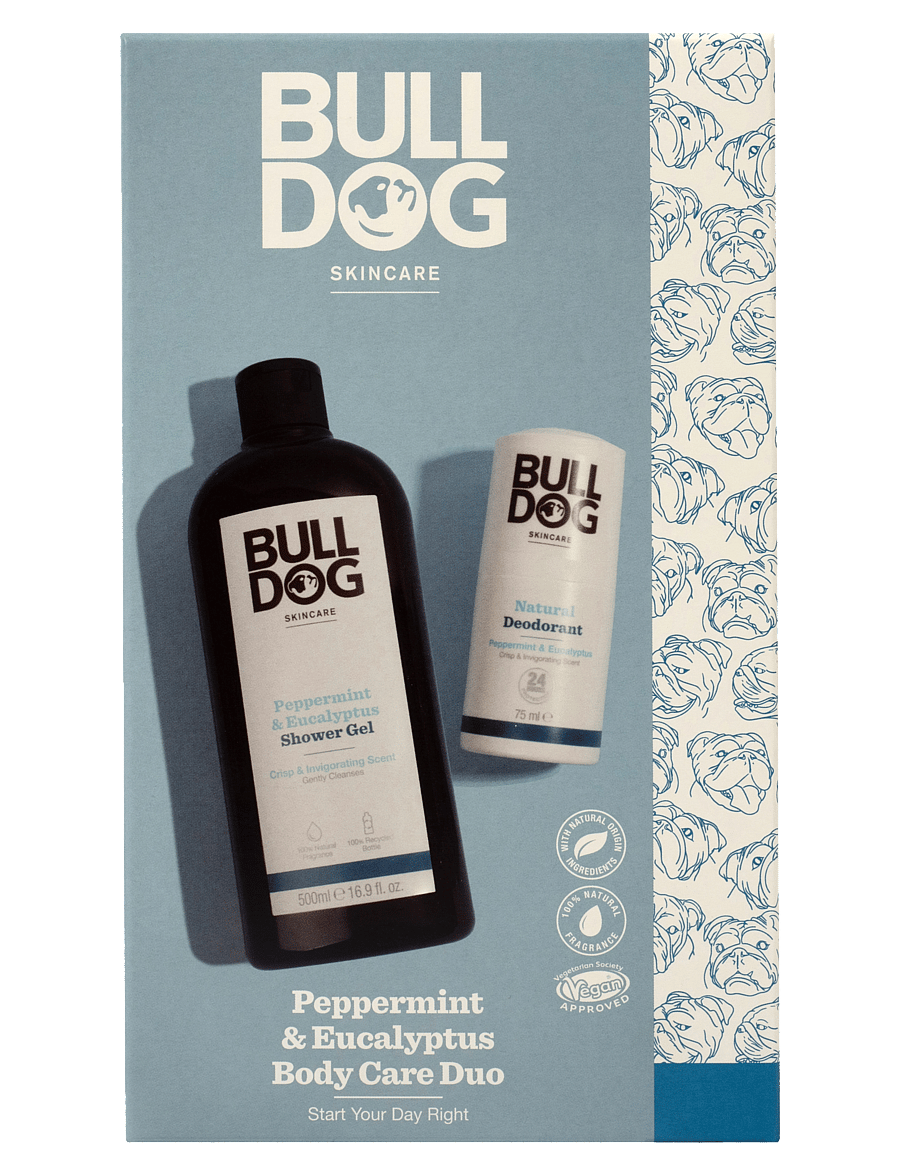 Bulldog - Peppermint & Eucalyptus Body Care Duo - giftset - clear - 0