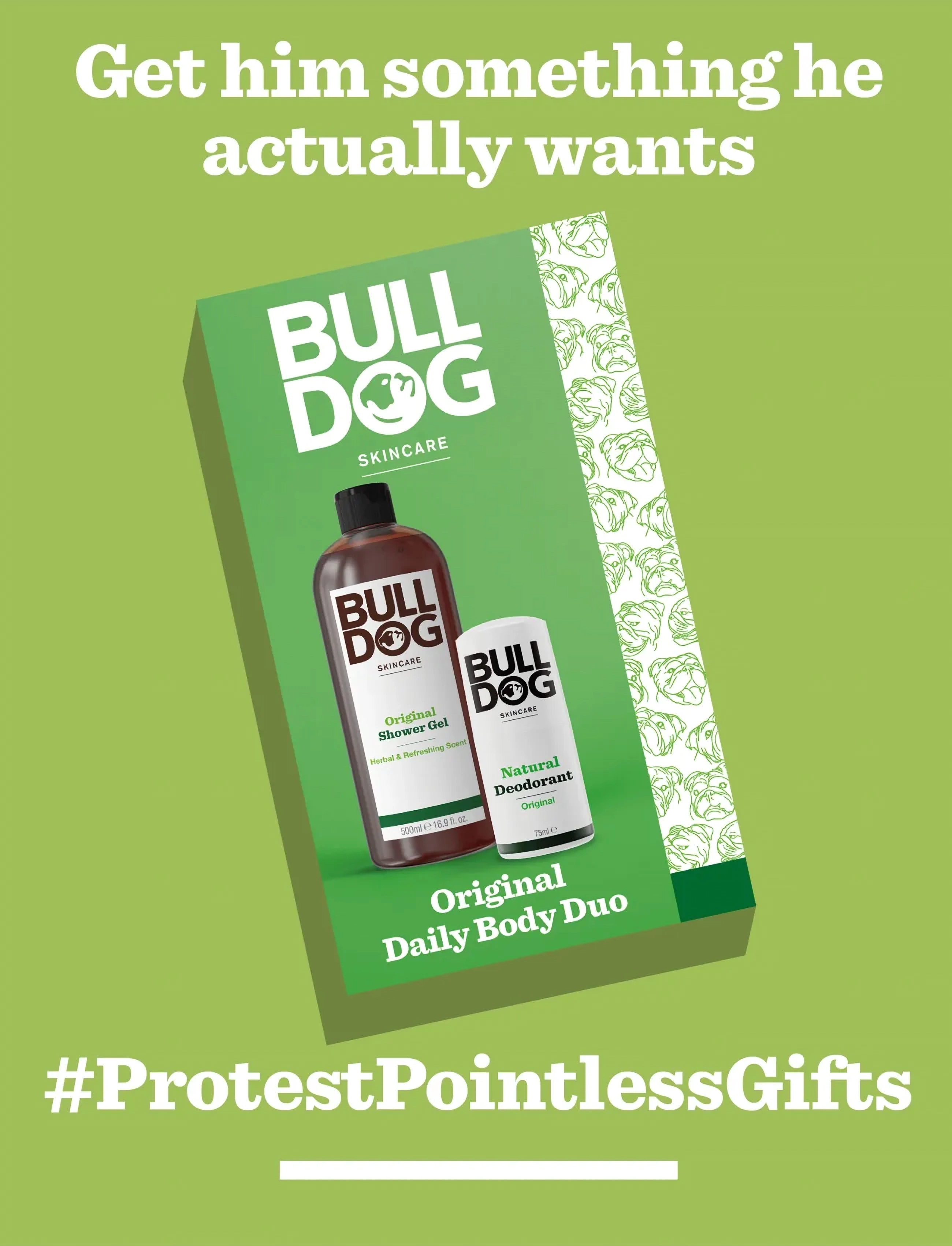Bulldog - Original Body Care Duo 500+75 ml - til ham - no colour - 5