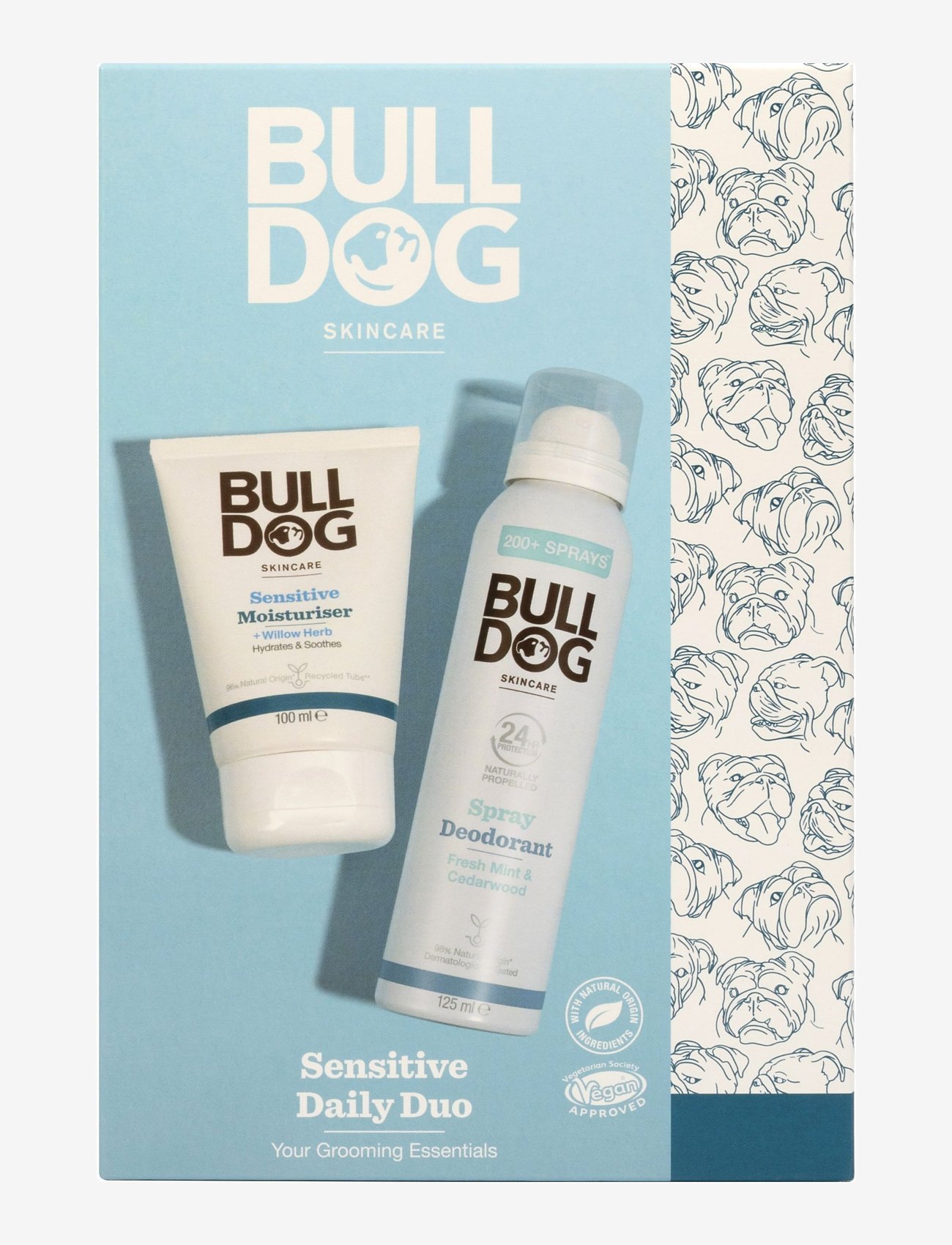 Bulldog - Sensitive Daily Duo - til ham - clear - 0