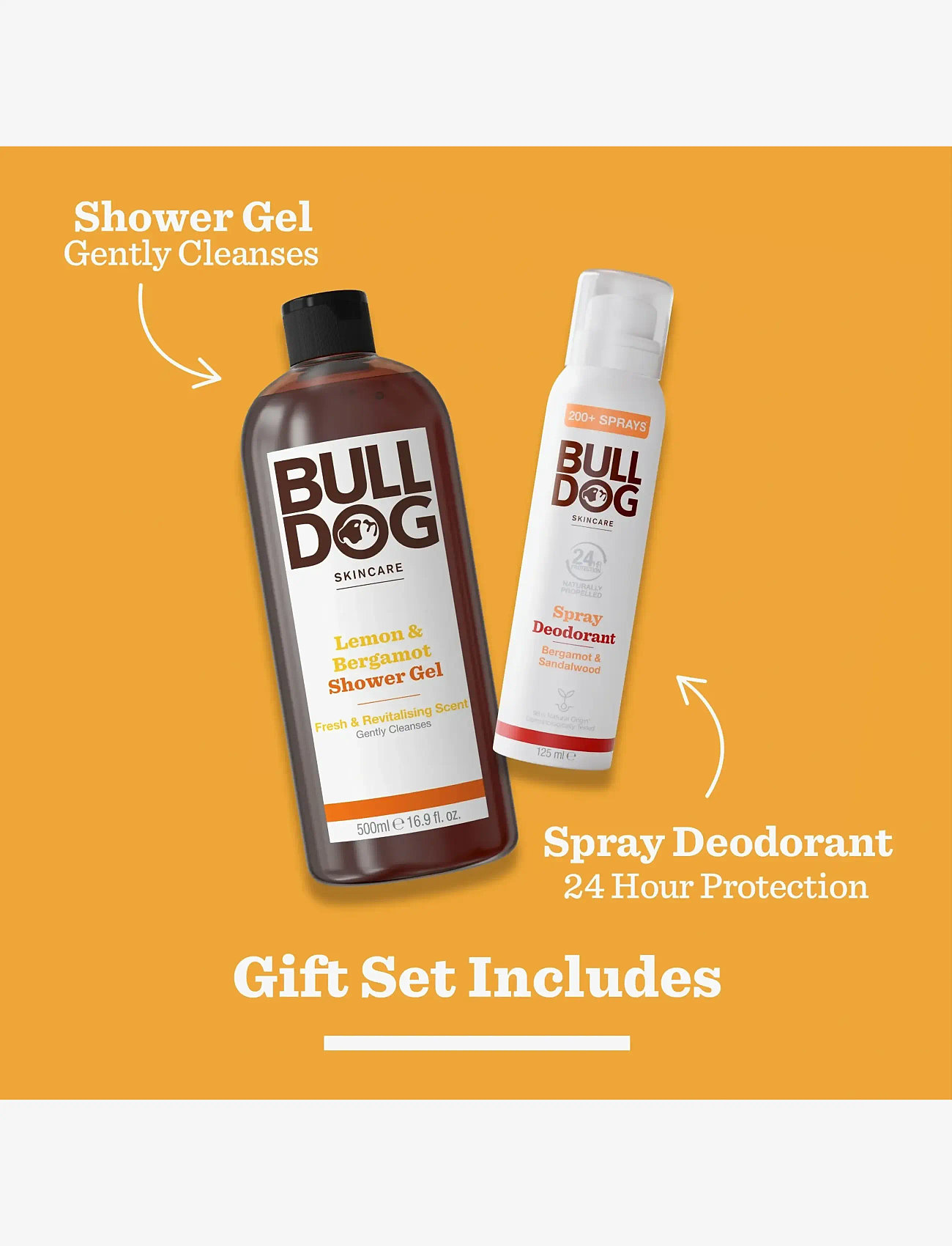 Bulldog - Revitalising Daily Body Duo 500+125 ml - til ham - no colour - 3