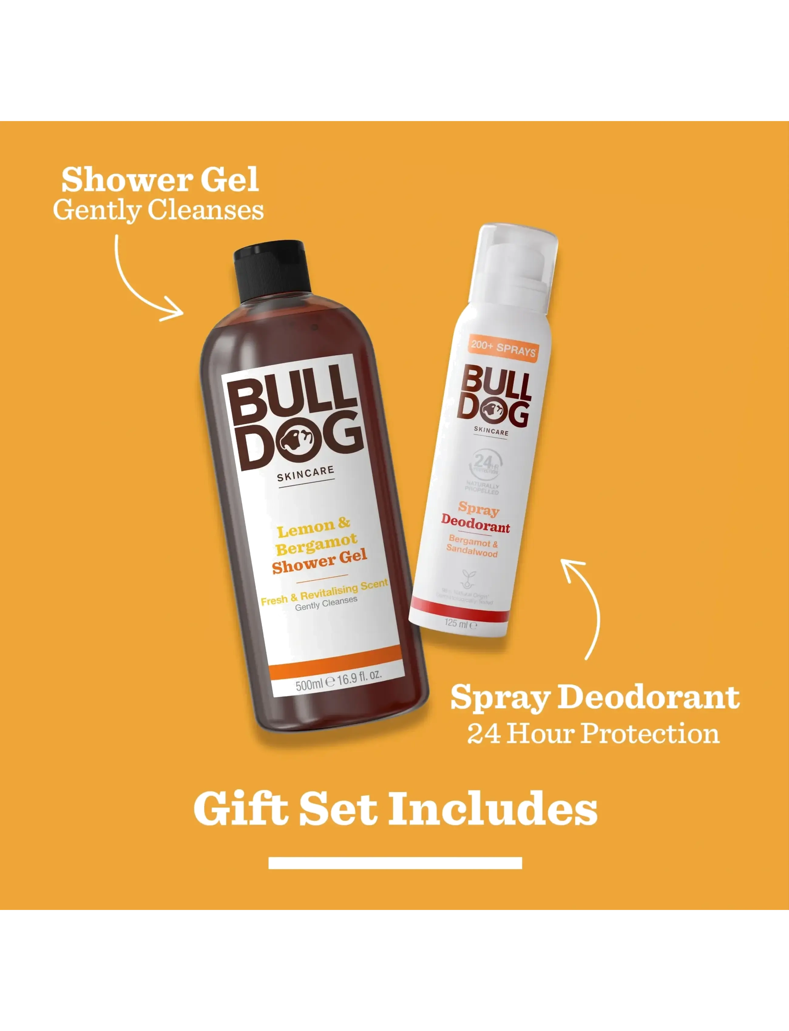 Bulldog - Revitalising Daily Body Duo 500+125 ml - til ham - no colour - 3