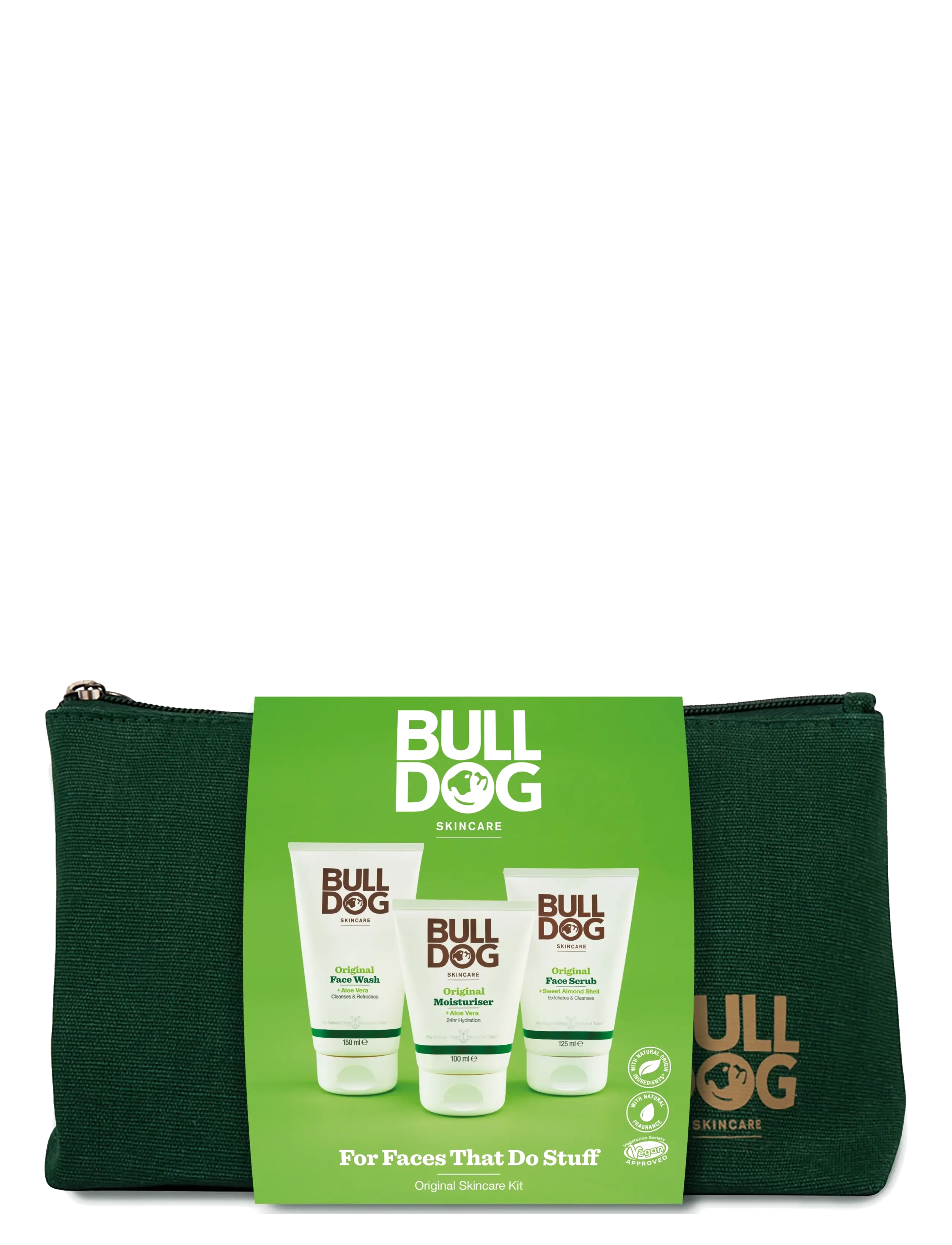 Bulldog Original Skincare Kit Washbag - Mellan 200-500 kr - CLEAR / undefined