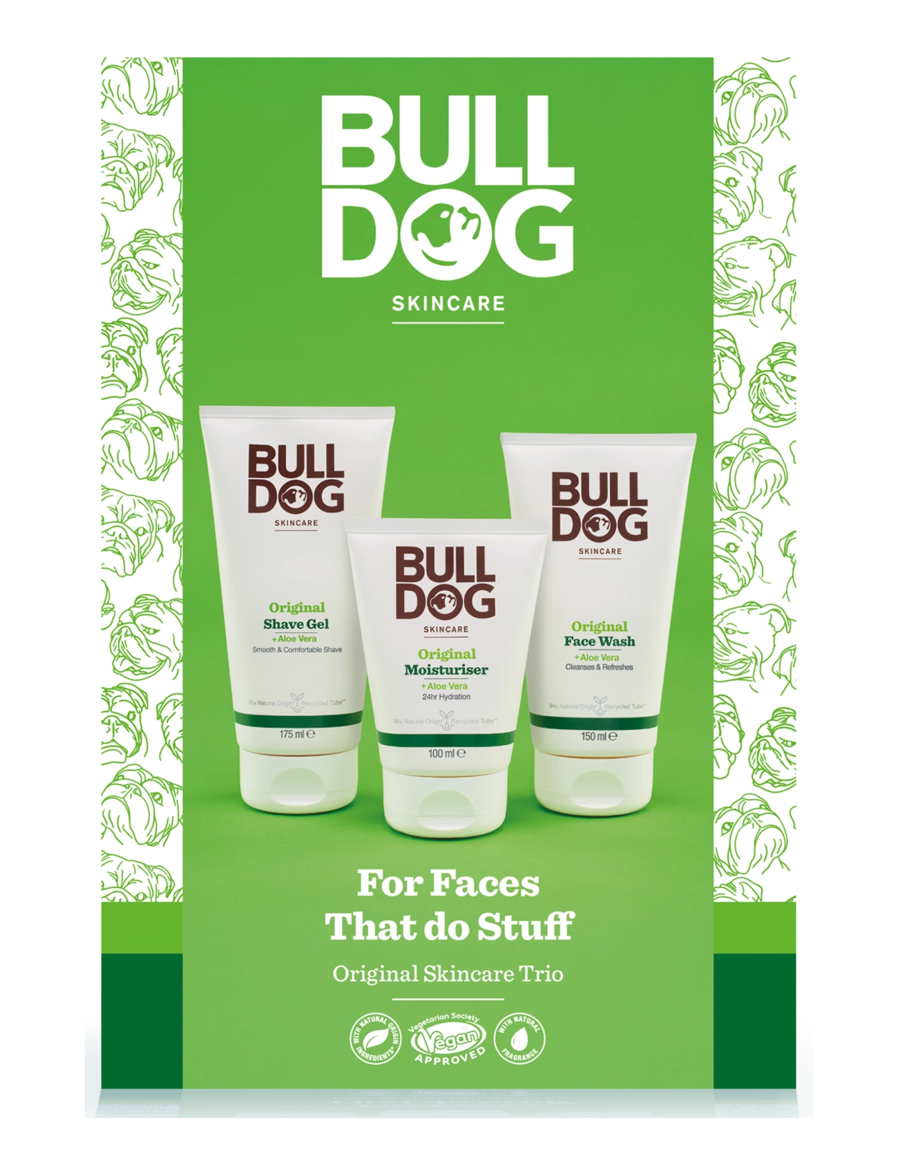 Bulldog Original Skincare Trio Set - Parranajo - CLEAR / undefined