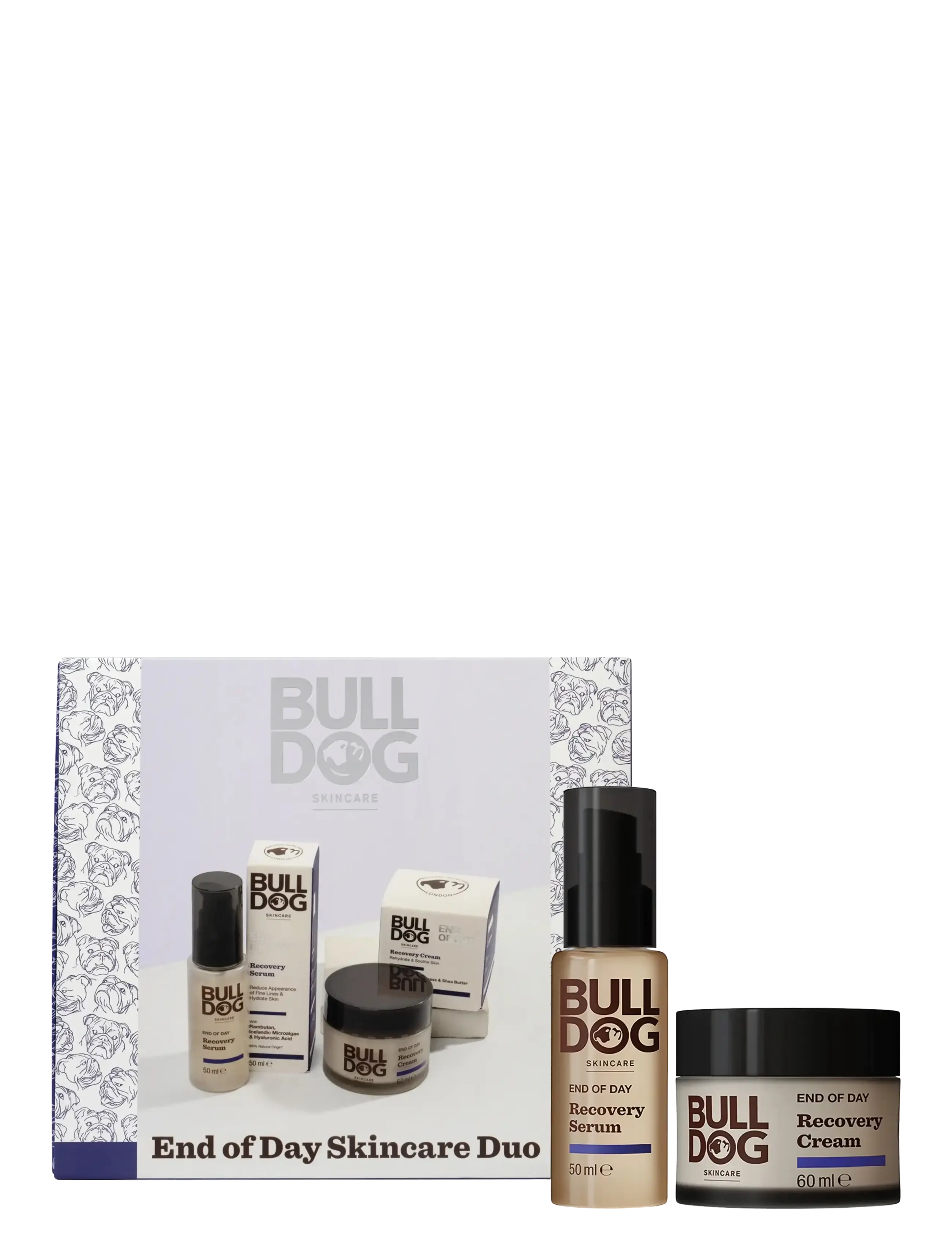 Bulldog - End of Day Recovery Duo 50+60 ml - til ham - no colour - 2