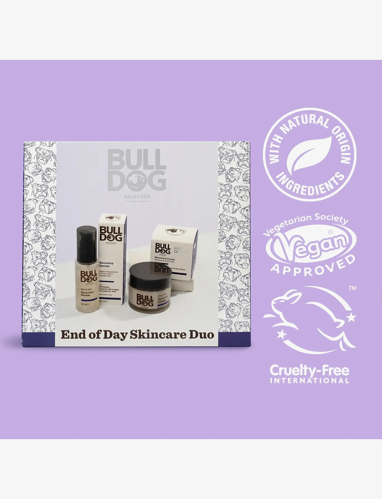 Bulldog - End of Day Recovery Duo 50+60 ml - til ham - no colour - 4