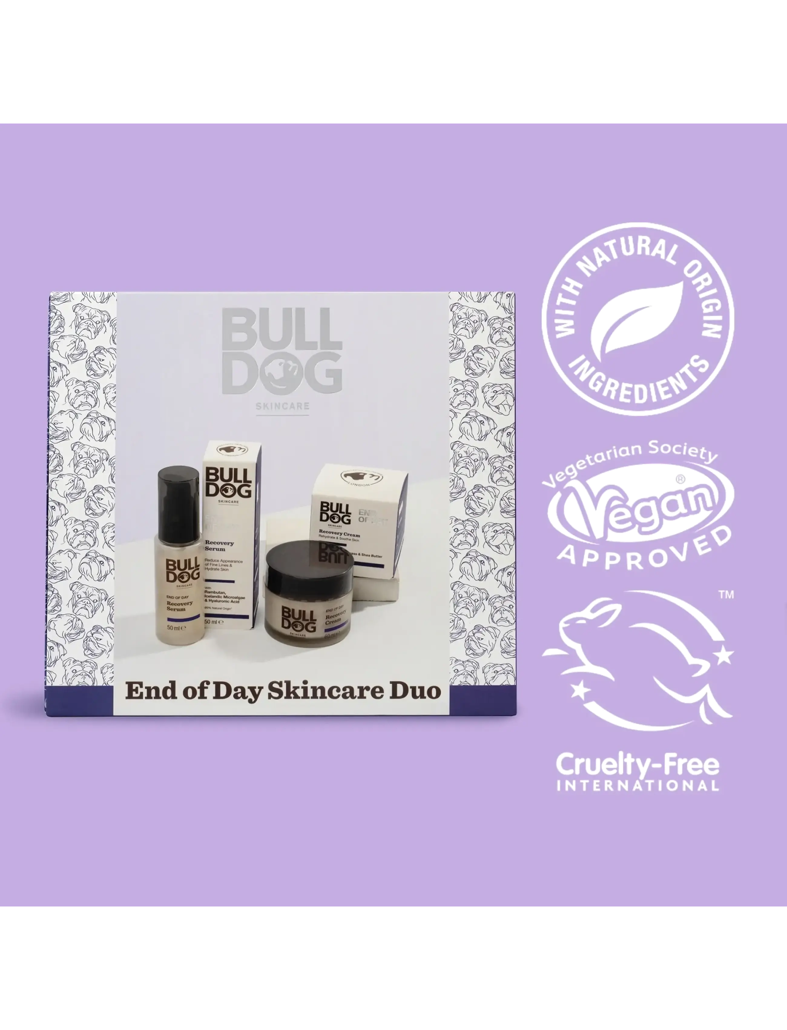 Bulldog - End of Day Recovery Duo 50+60 ml - til ham - no colour - 4