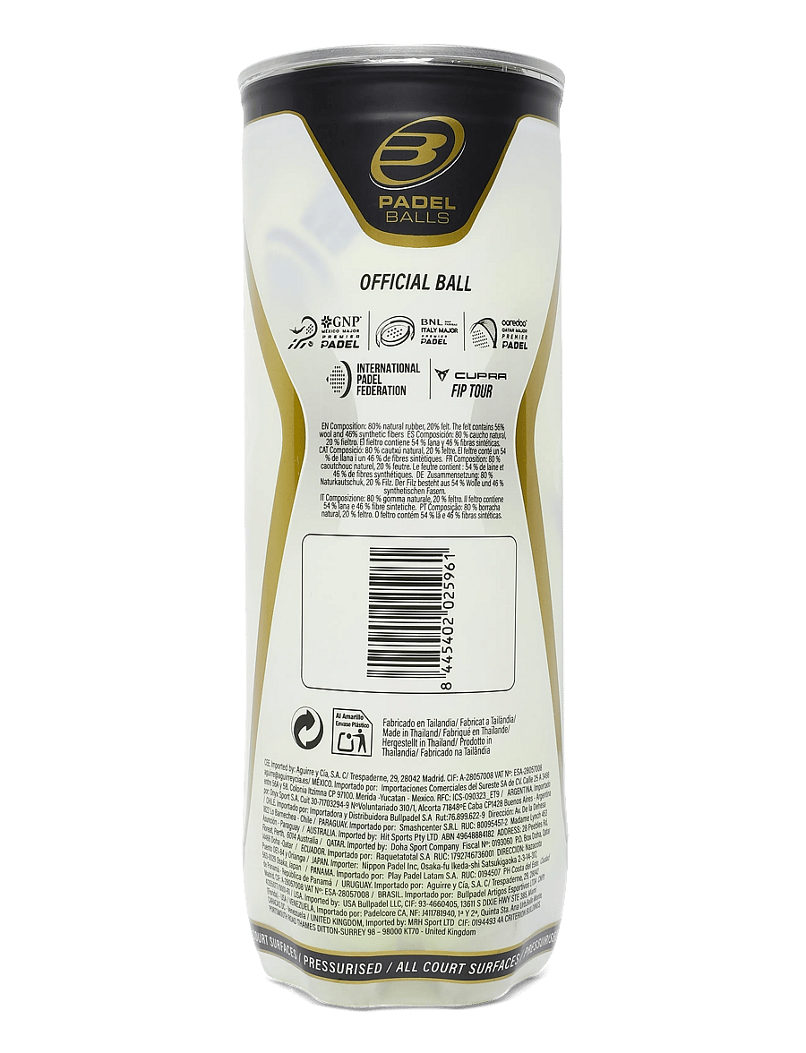 Bullpadel - NEXT - bolde & tilbehør - yellow - 3