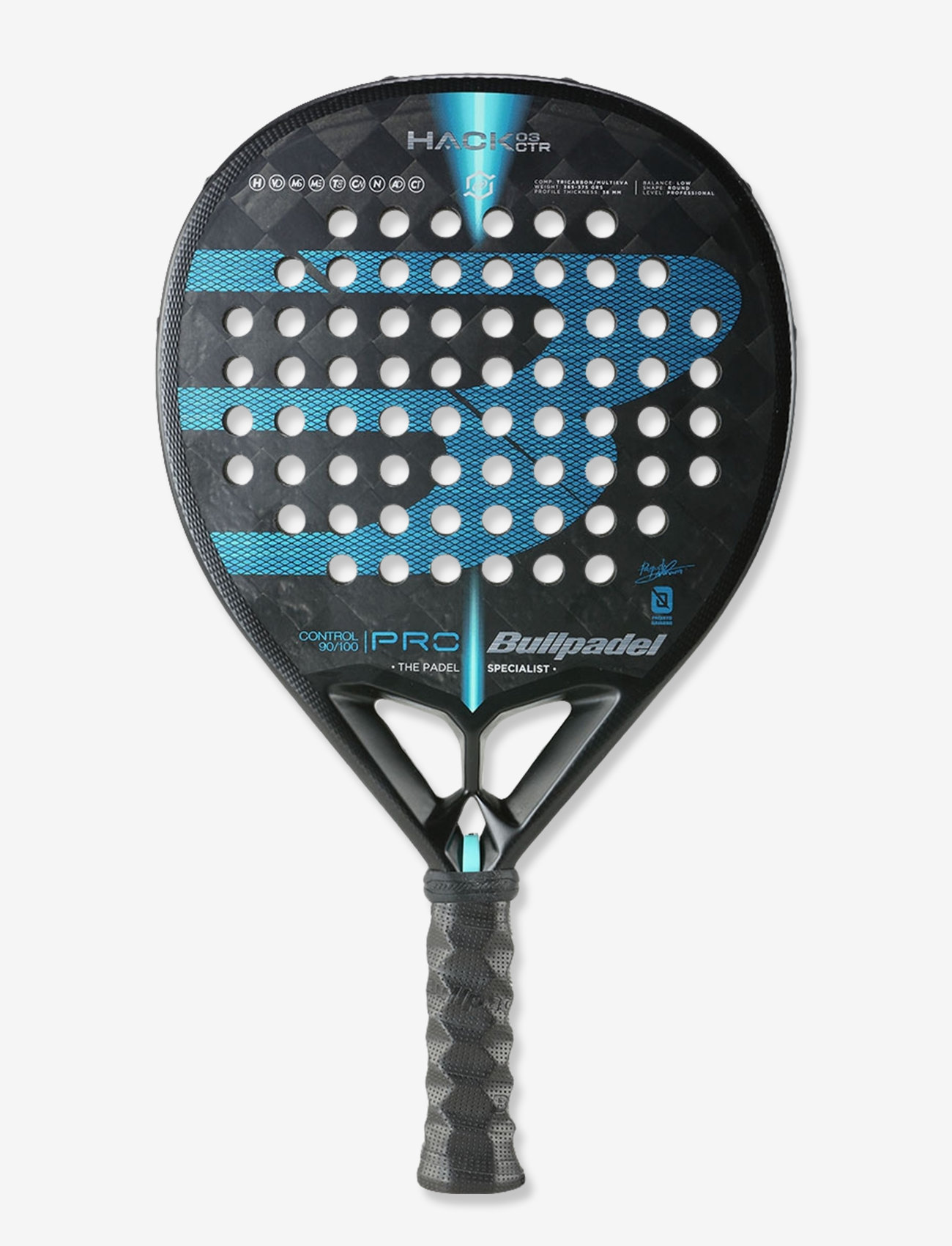 Bullpadel - HACK 03 CTR 22 - black - 0