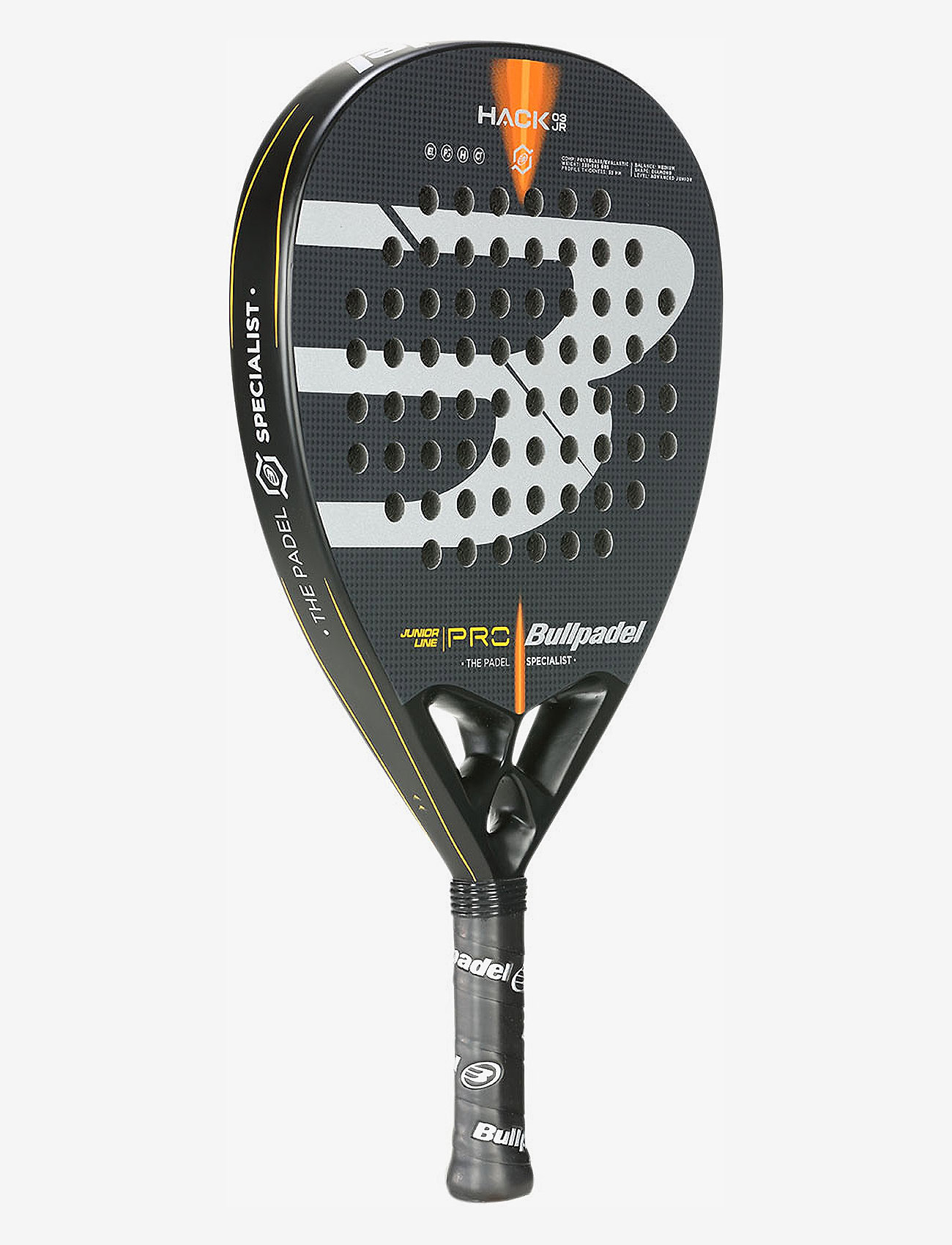 Bullpadel - HACK JR - padel rackets - black - 1