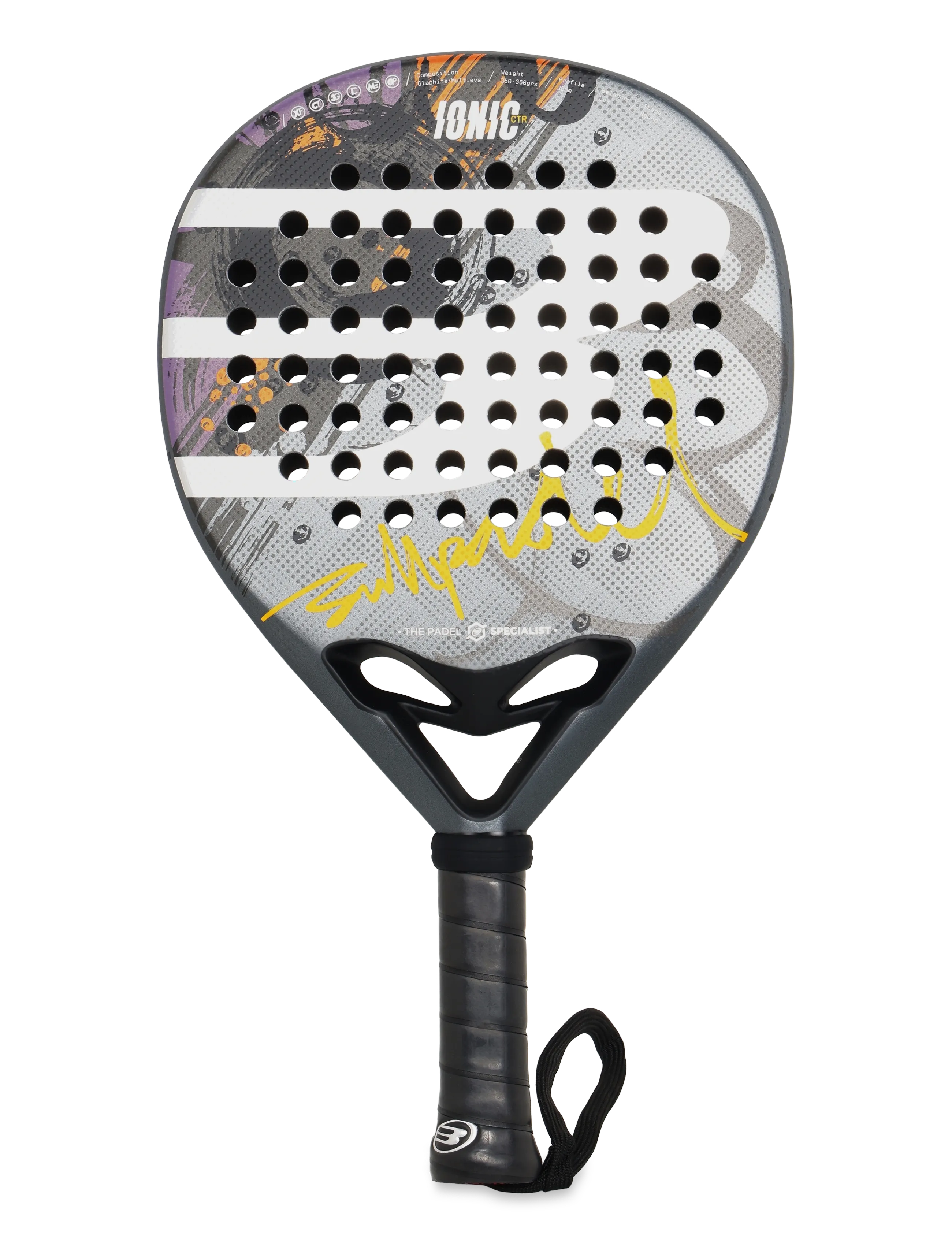 BULLPADEL Ionic Control 24 Grau - One Size - Damen