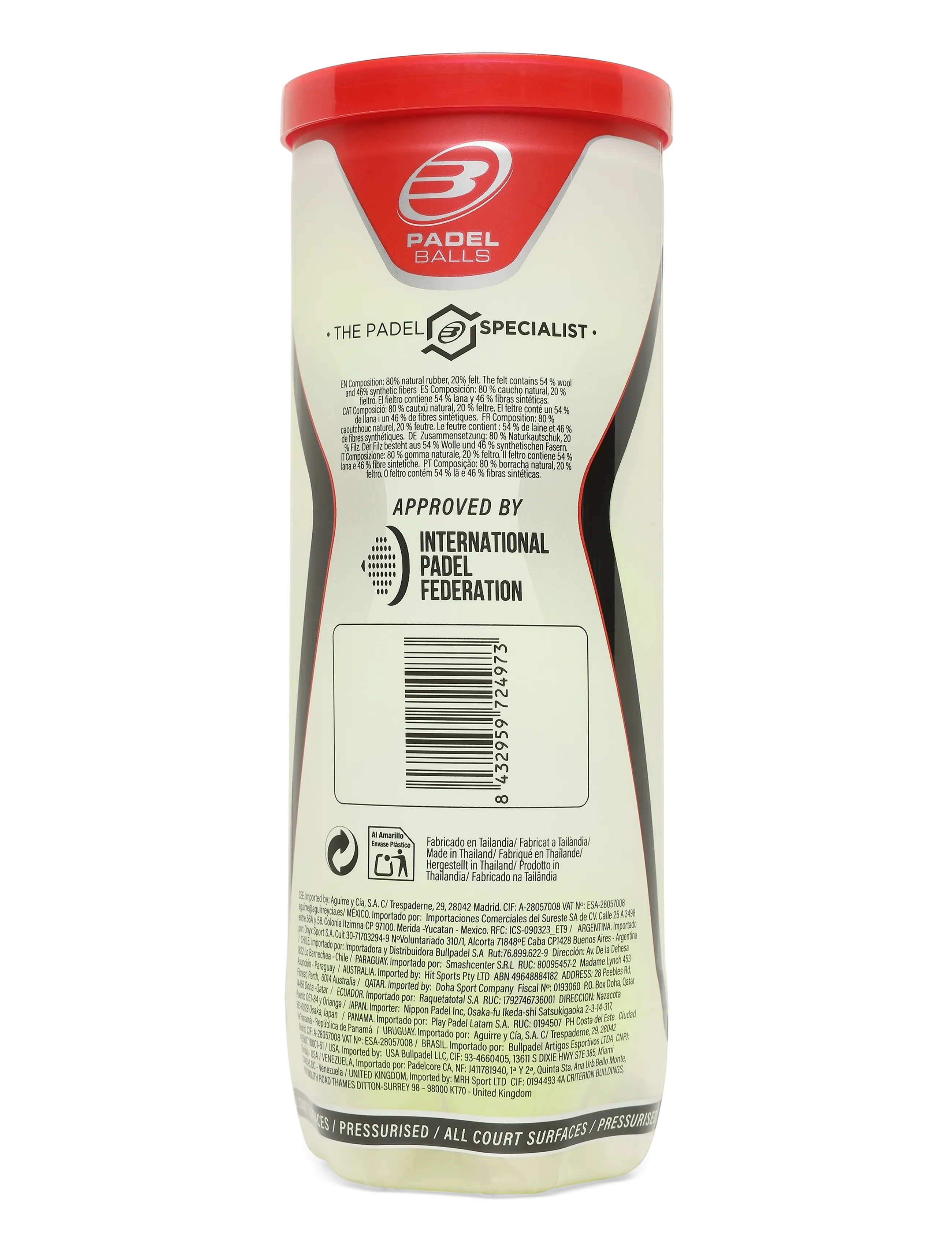 Sportaccessoarer Bullpadel Premium Pro 5