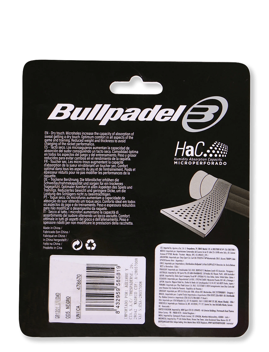 Bullpadel - GB-1201 COMFABS - black - 1