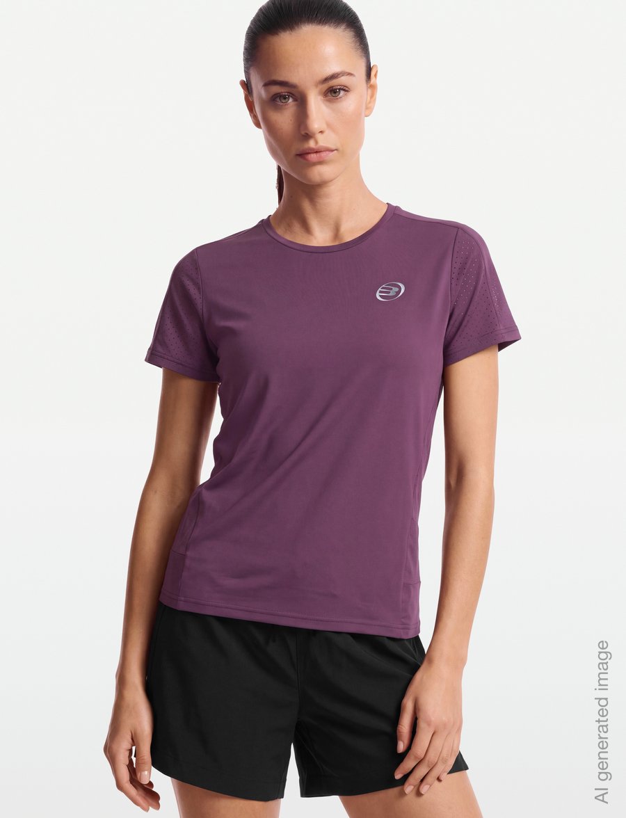Bullpadel - OMUR - t-shirts - ciruela - 3