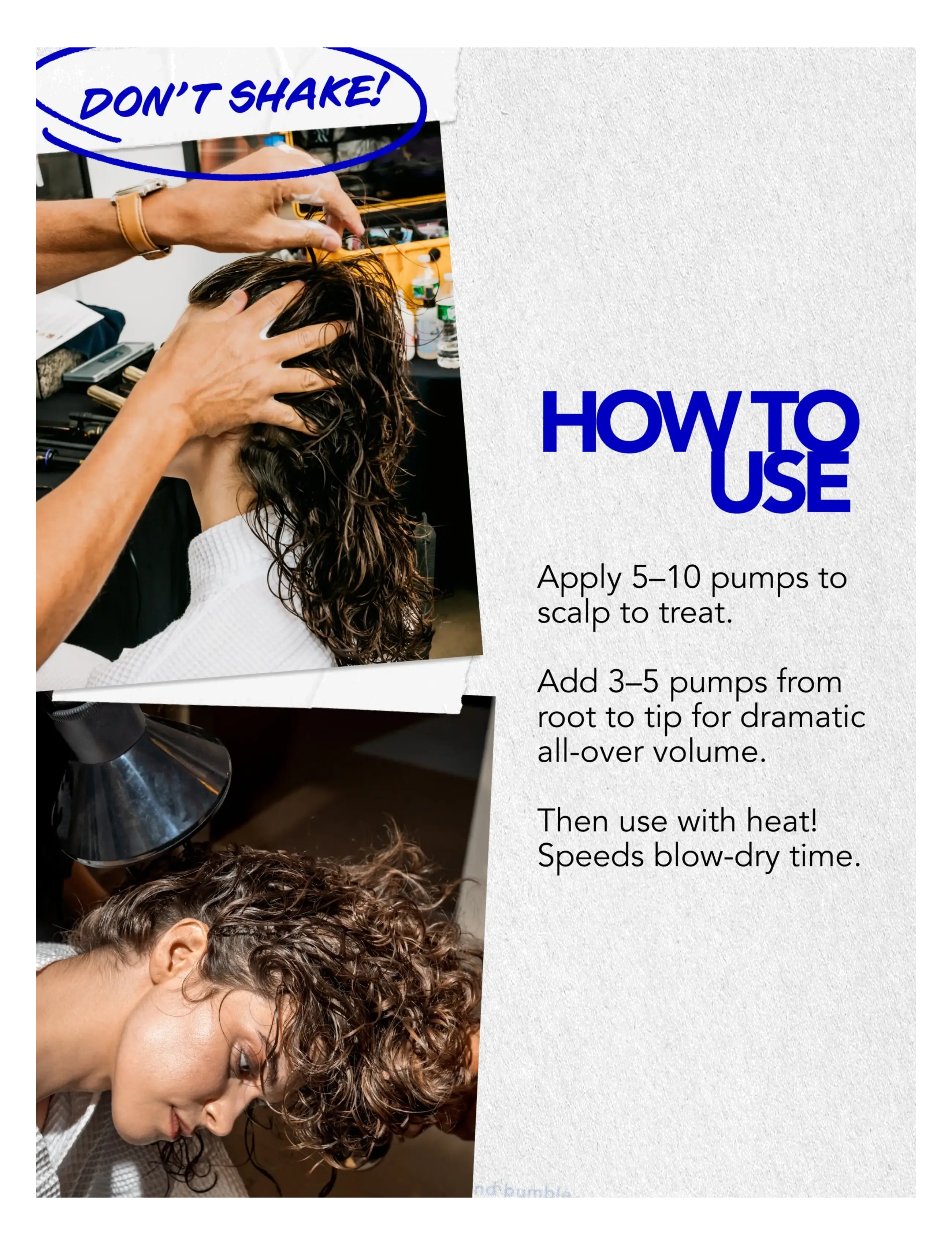 Bumble and bumble. - Thickening High Drama Styling Foam 150 ml - hårmousser - thickening high drama styling foam 150 ml - 4