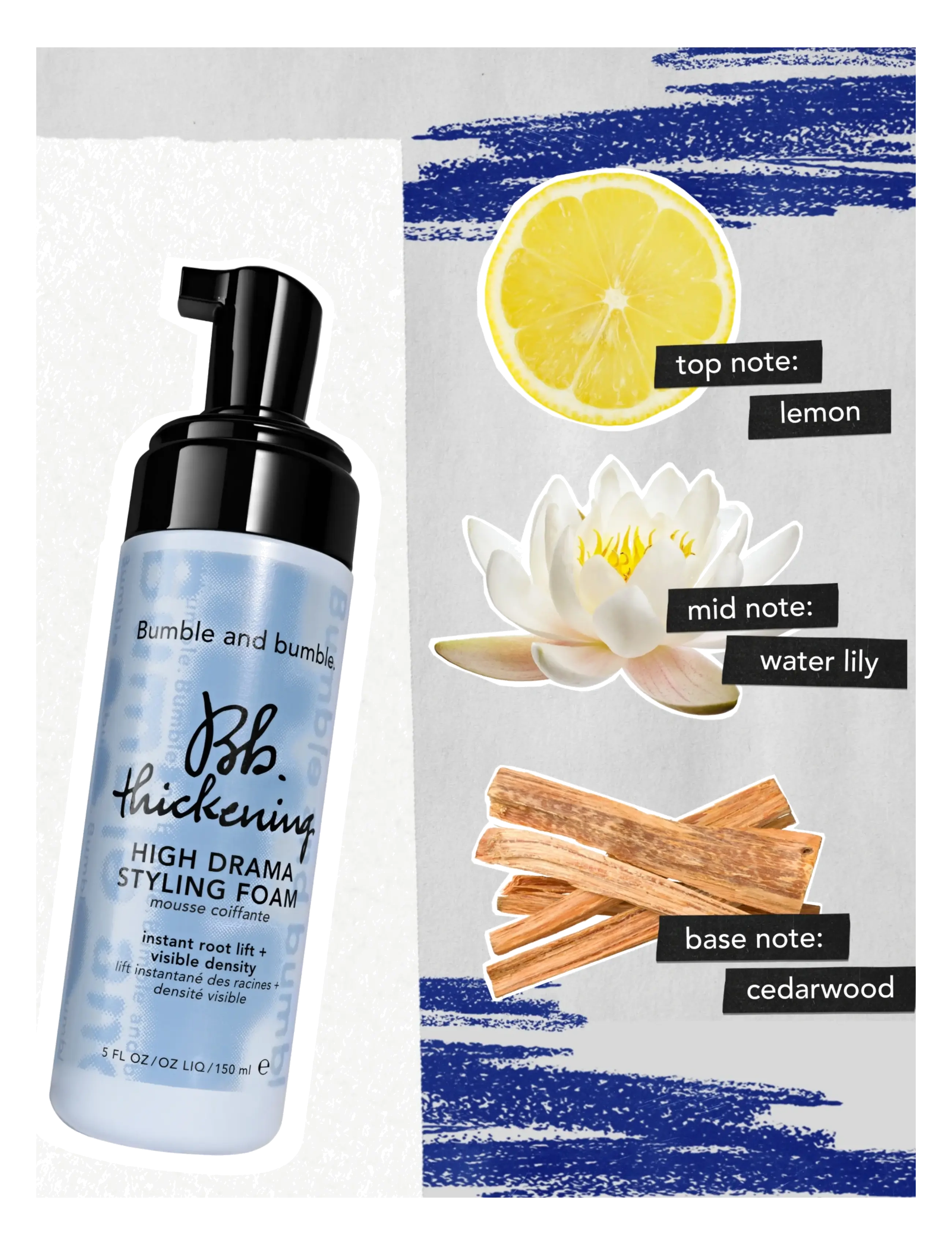 Bumble and bumble. - Thickening High Drama Styling Foam 150 ml - hårmousser - thickening high drama styling foam 150 ml - 5