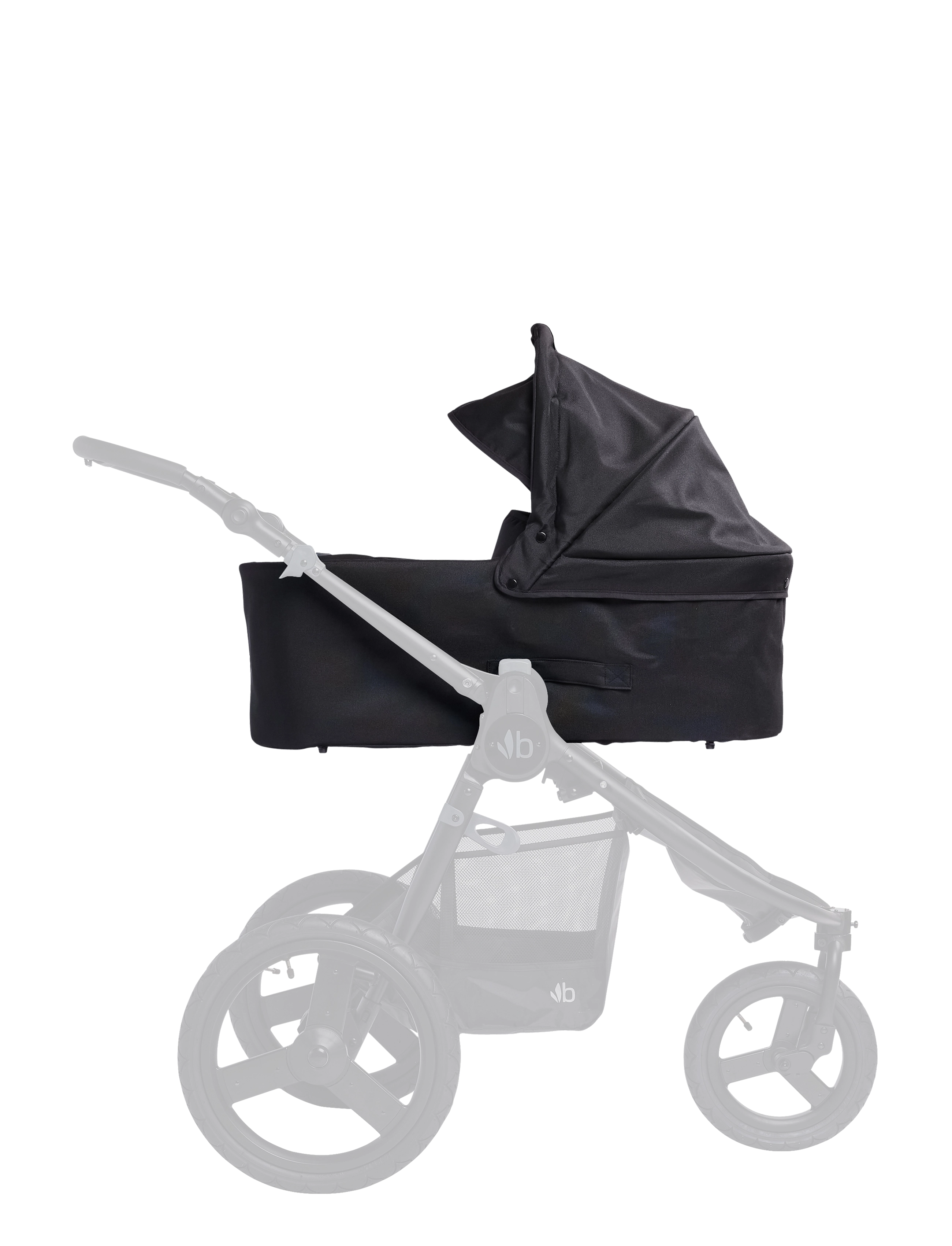 Bumbleride - Bumbleride Era/Indie/Speed Bassinet (2022), Matte Black - accessoires landau - black - 1