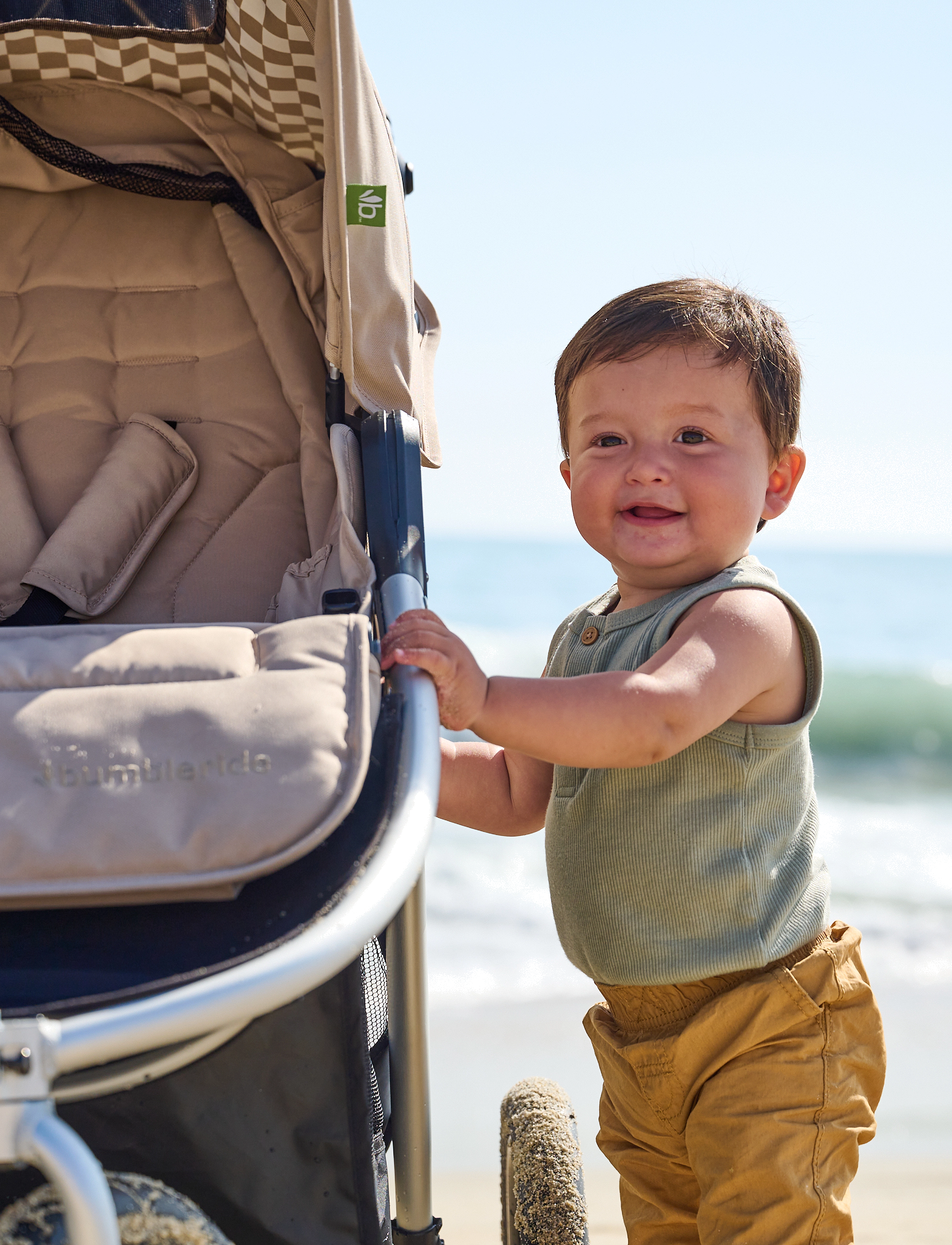 Bumbleride Bumbleride Indie (2022), Sand, 94X 62X 116, Beige, Barnevogne Og Tilbehør > Barnevogne, Børn