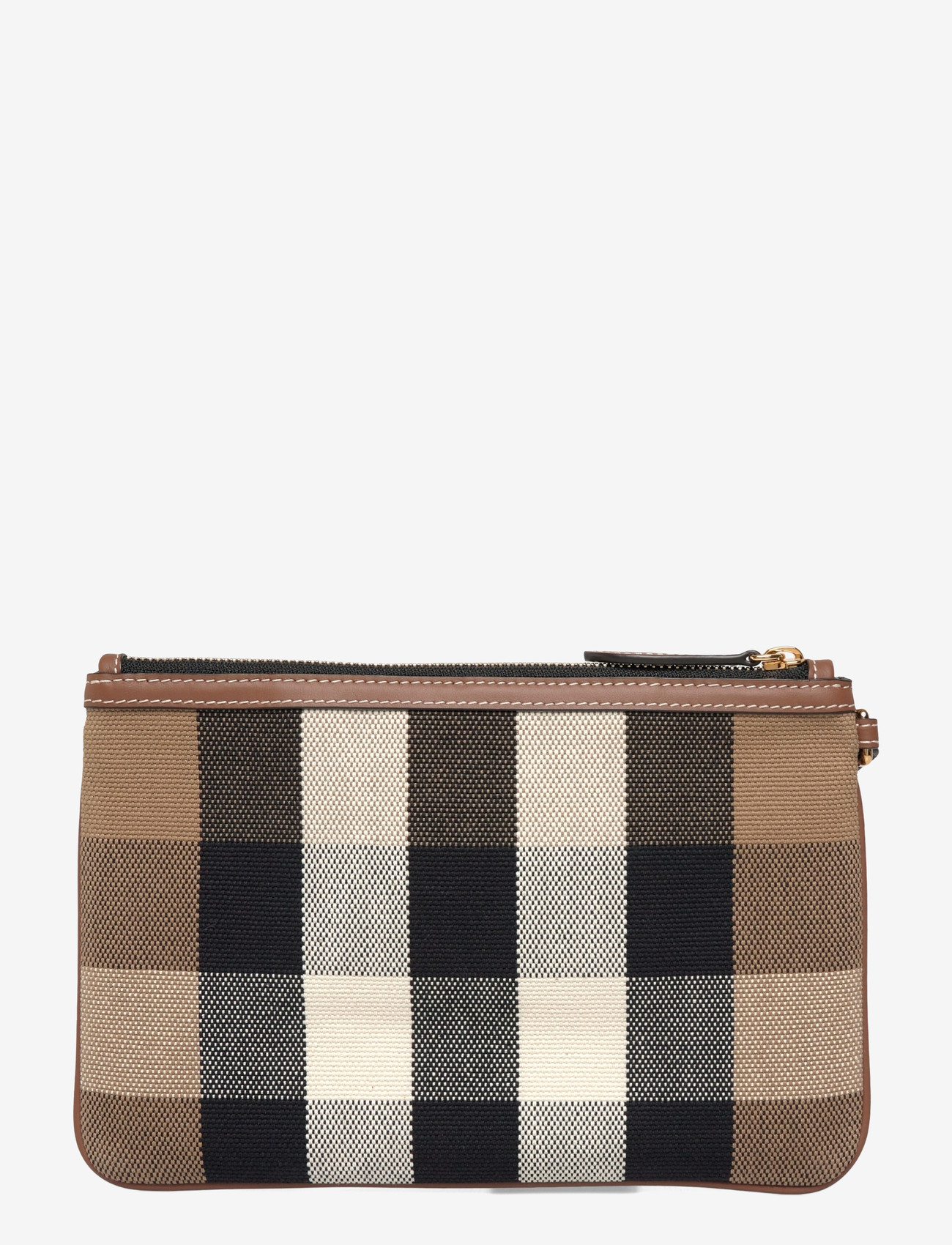 Burberry - New Peyton Clutch - besondere anlässe - taupe brown ip check - 1