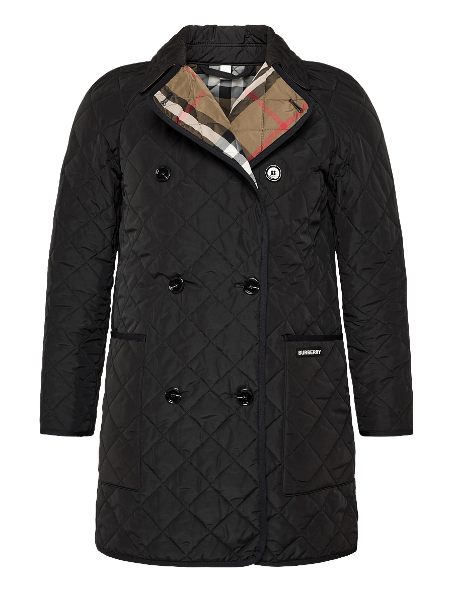 Burberry - Tything Quilted Coat - black - 0