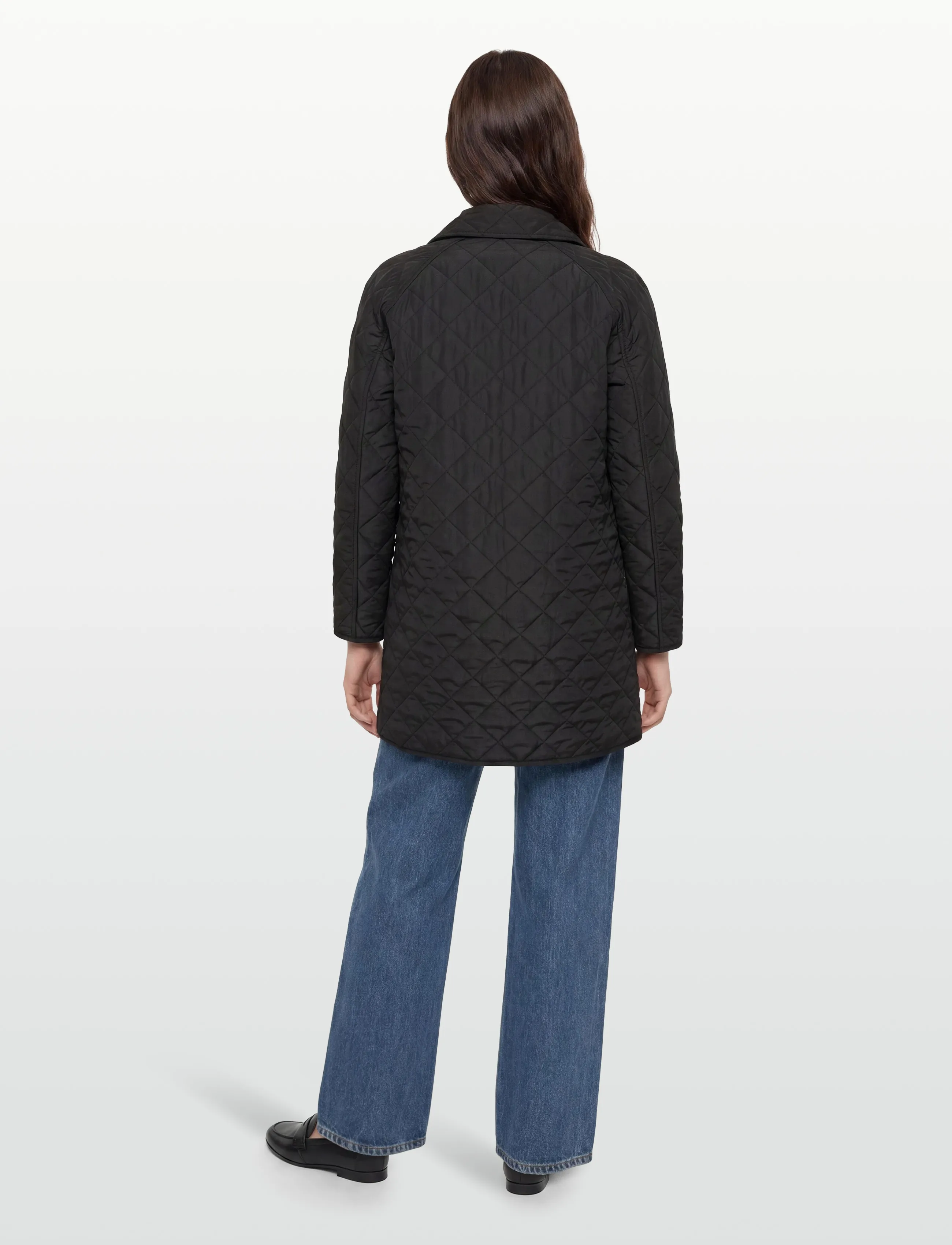 Burberry - Tything Quilted Coat - gefütterte & daunenjacken - black - 4