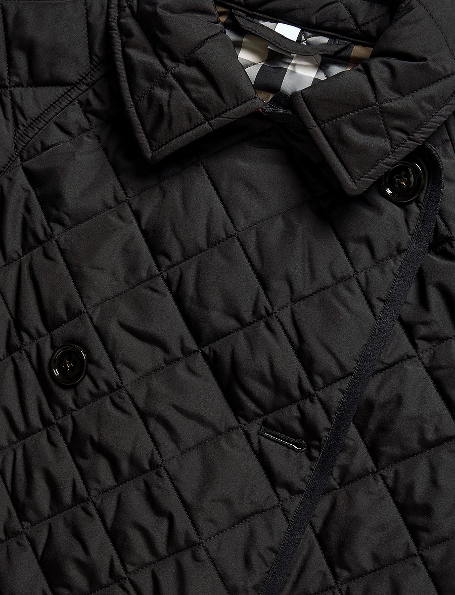 Burberry - Tything Quilted Coat - black - 2