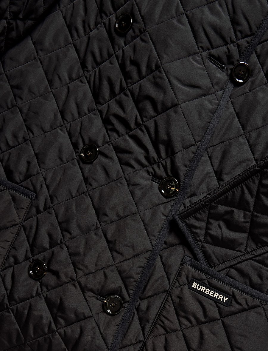 Burberry - Tything Quilted Coat - black - 3