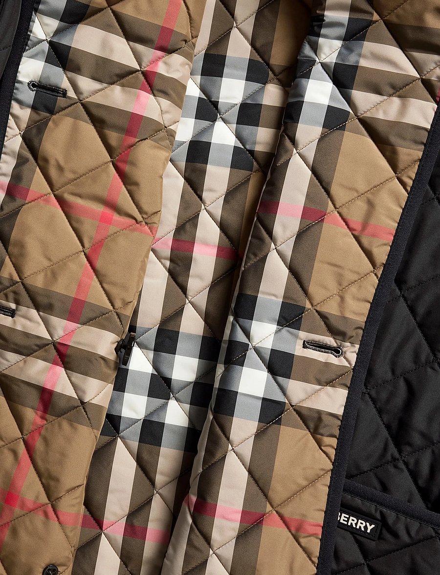 Burberry - Tything Quilted Coat - black - 4