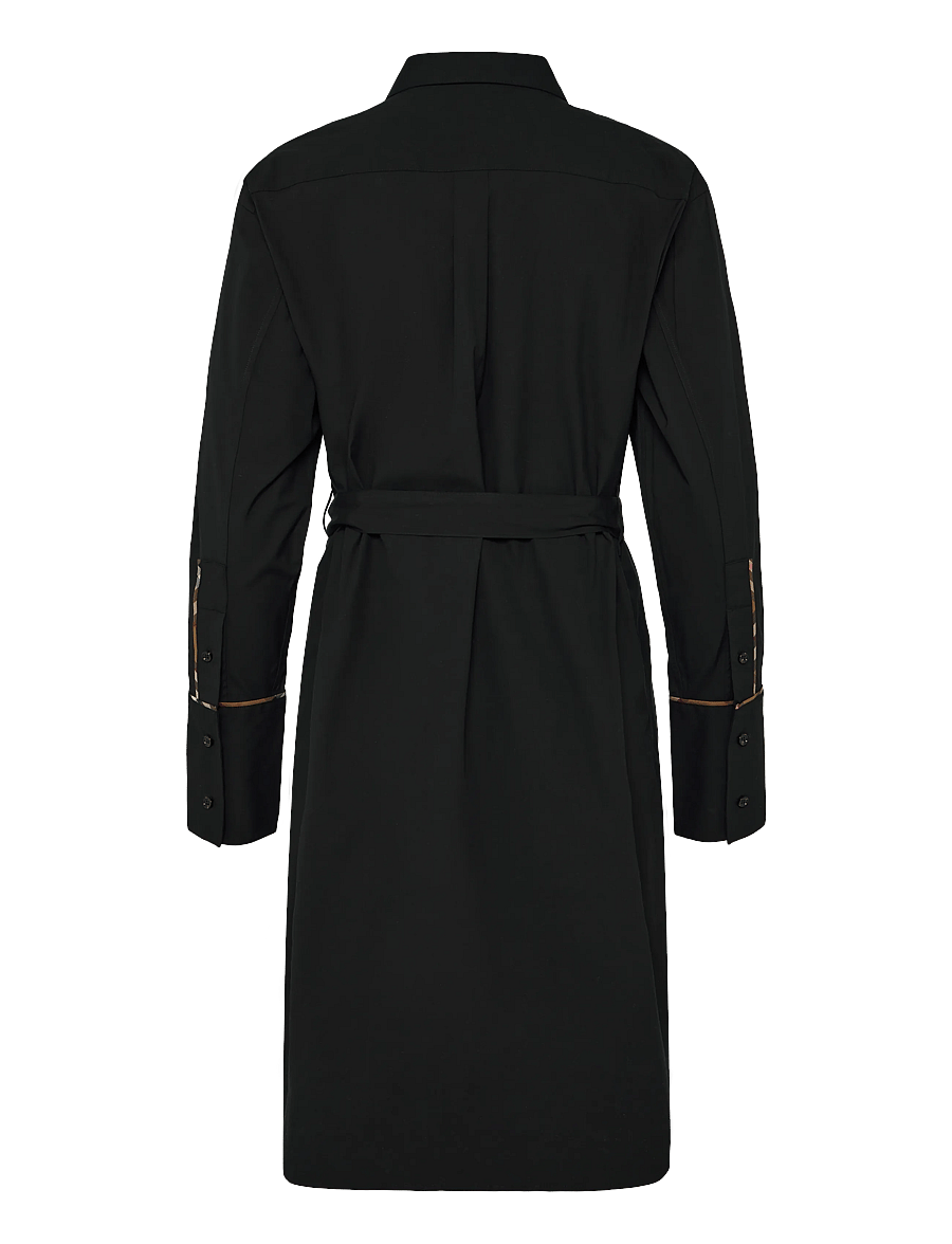 Burberry - Ivery Dress - hemdkleider - black - 1