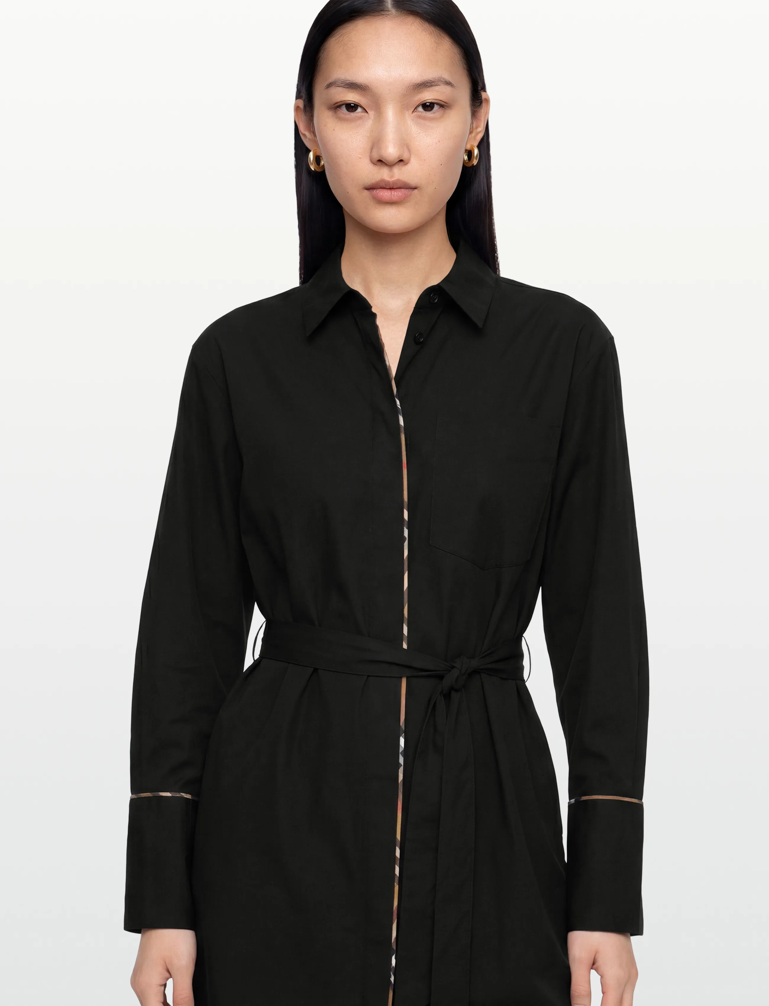 Burberry - Ivery Dress - overhemdjurken - black - 3