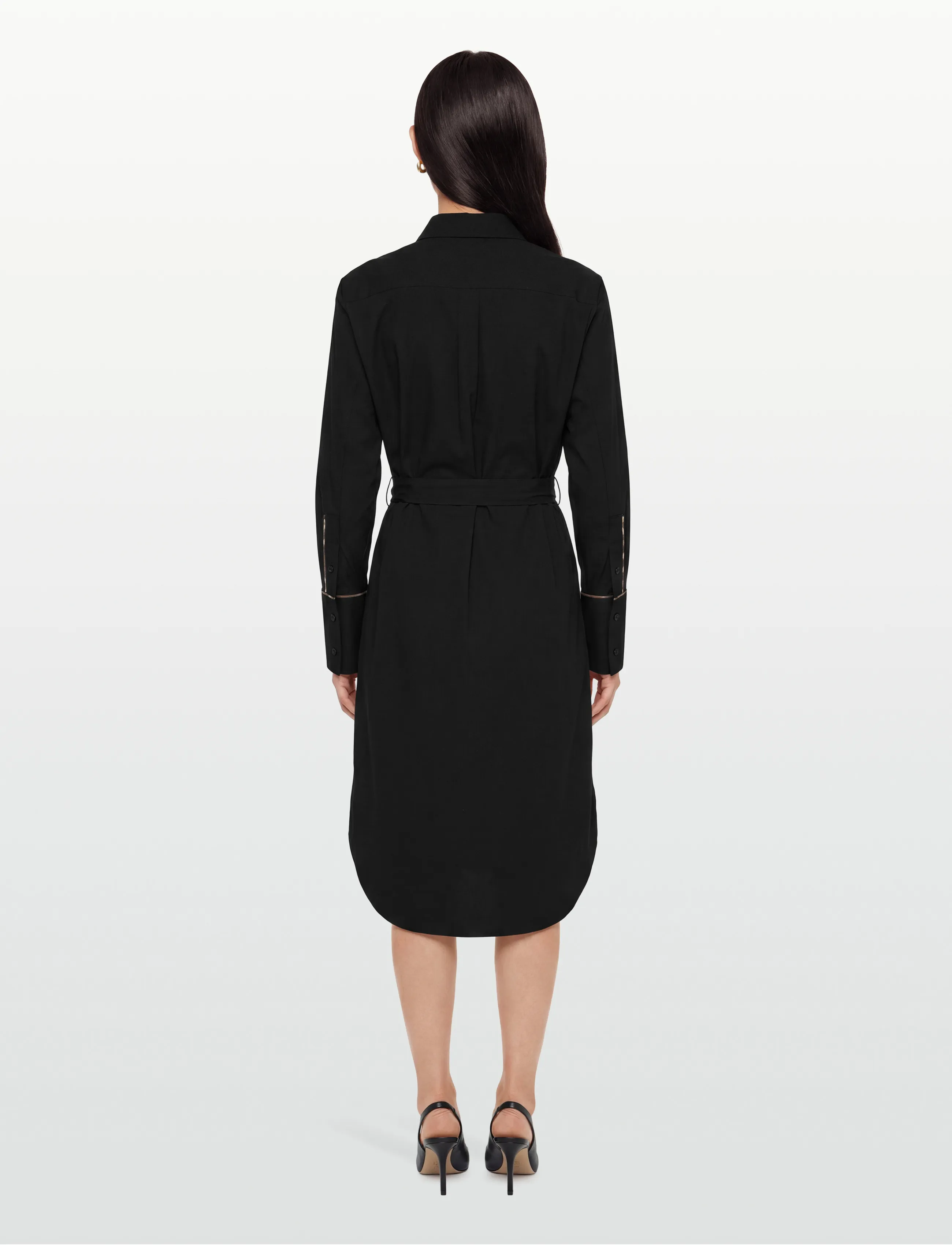 Burberry - Ivery Dress - overhemdjurken - black - 4