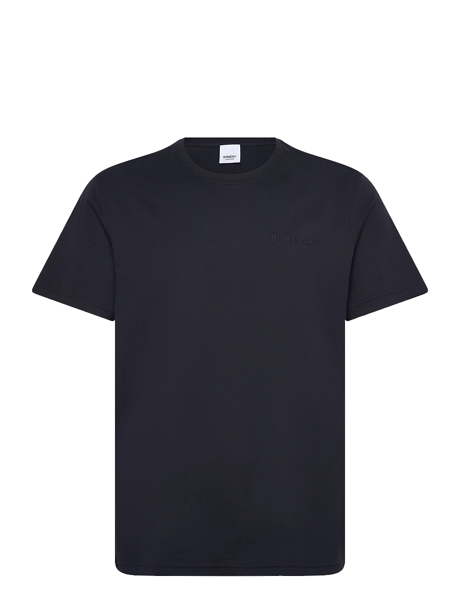 Burberry - Jenson Embroidered T-shirt - kortærmede t-shirts - navy - 0
